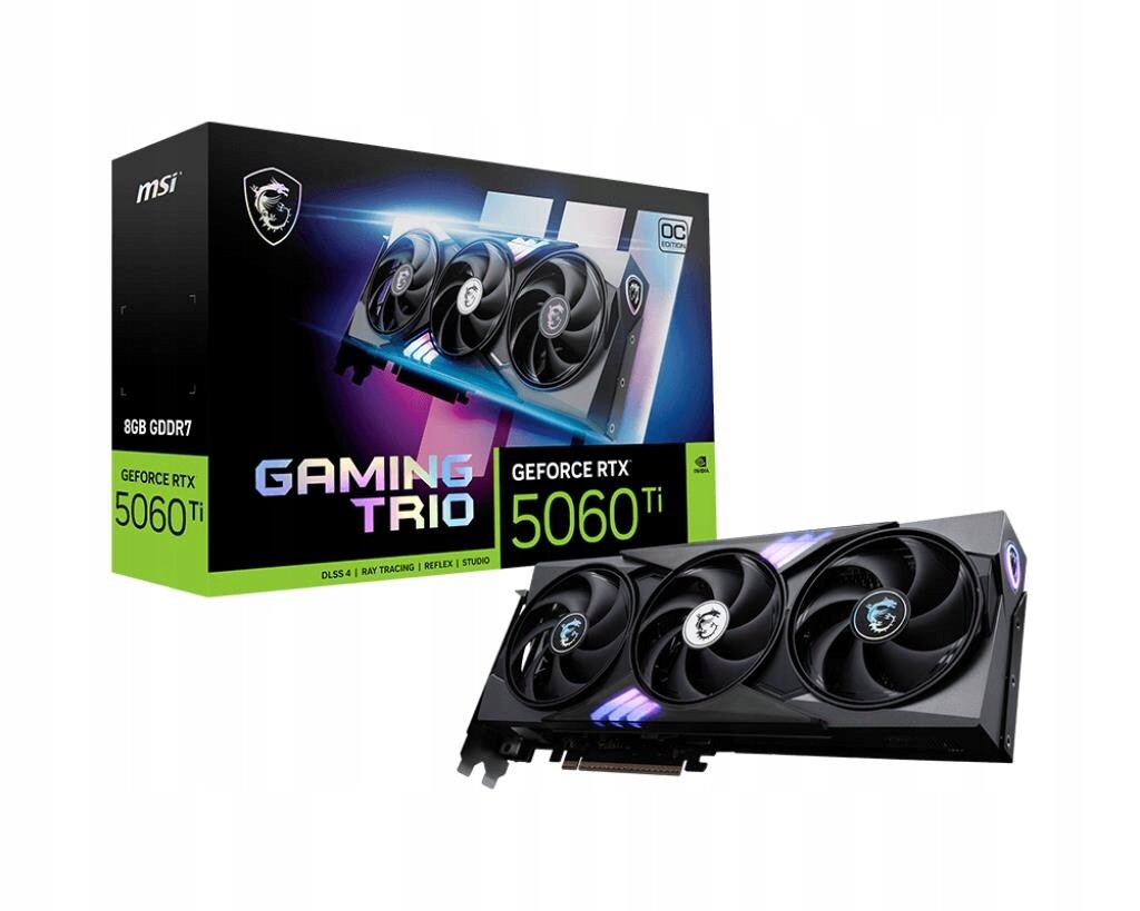 Grafická karta Msi Nvidia GeForce Rtx 5060 Ti 8 Gb GDDR7 128 bit Pci Express