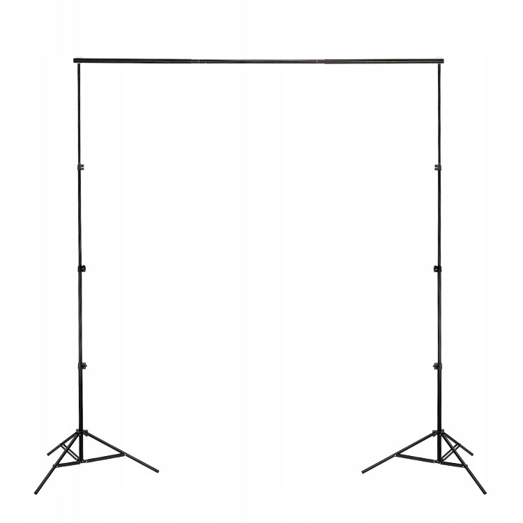 Sada pro fotografické pozadí 300 x 300 cm Stativy Příčka Taška
