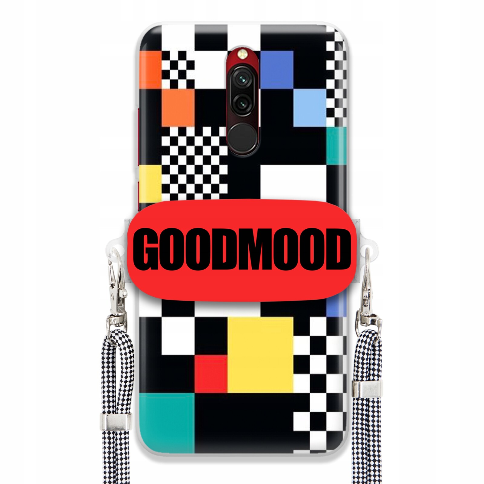 Pouzdro Pro Xiaomi Redmi 8 Case Držák Na Vodítko Zebra Telefonu Pixelart MIX Vzorů