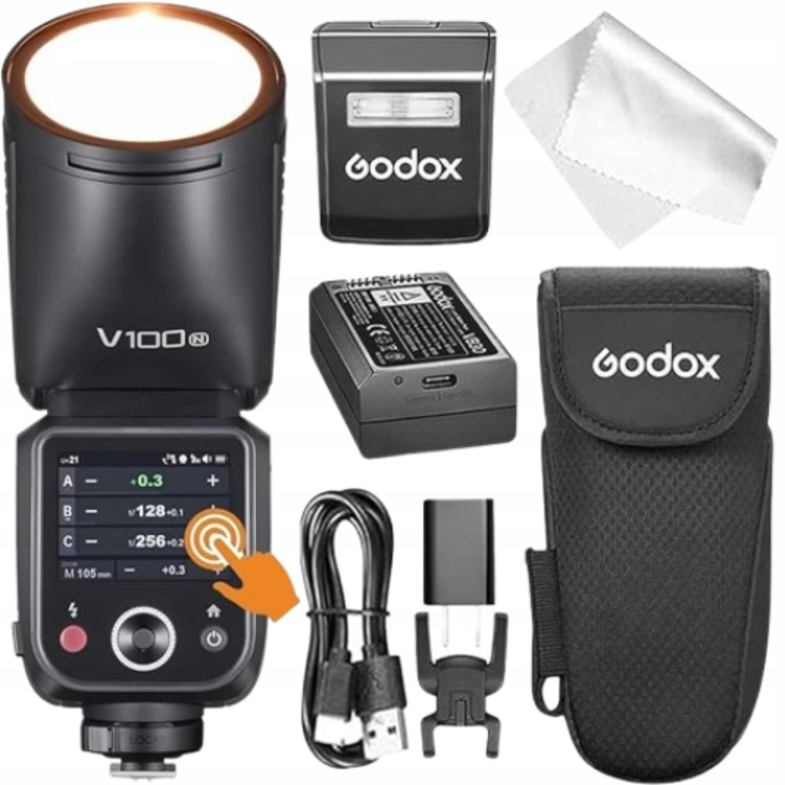 Godox V100 N pro Nikon Dotykový displej s Global Shutter, Ttl Hss 1/8000s