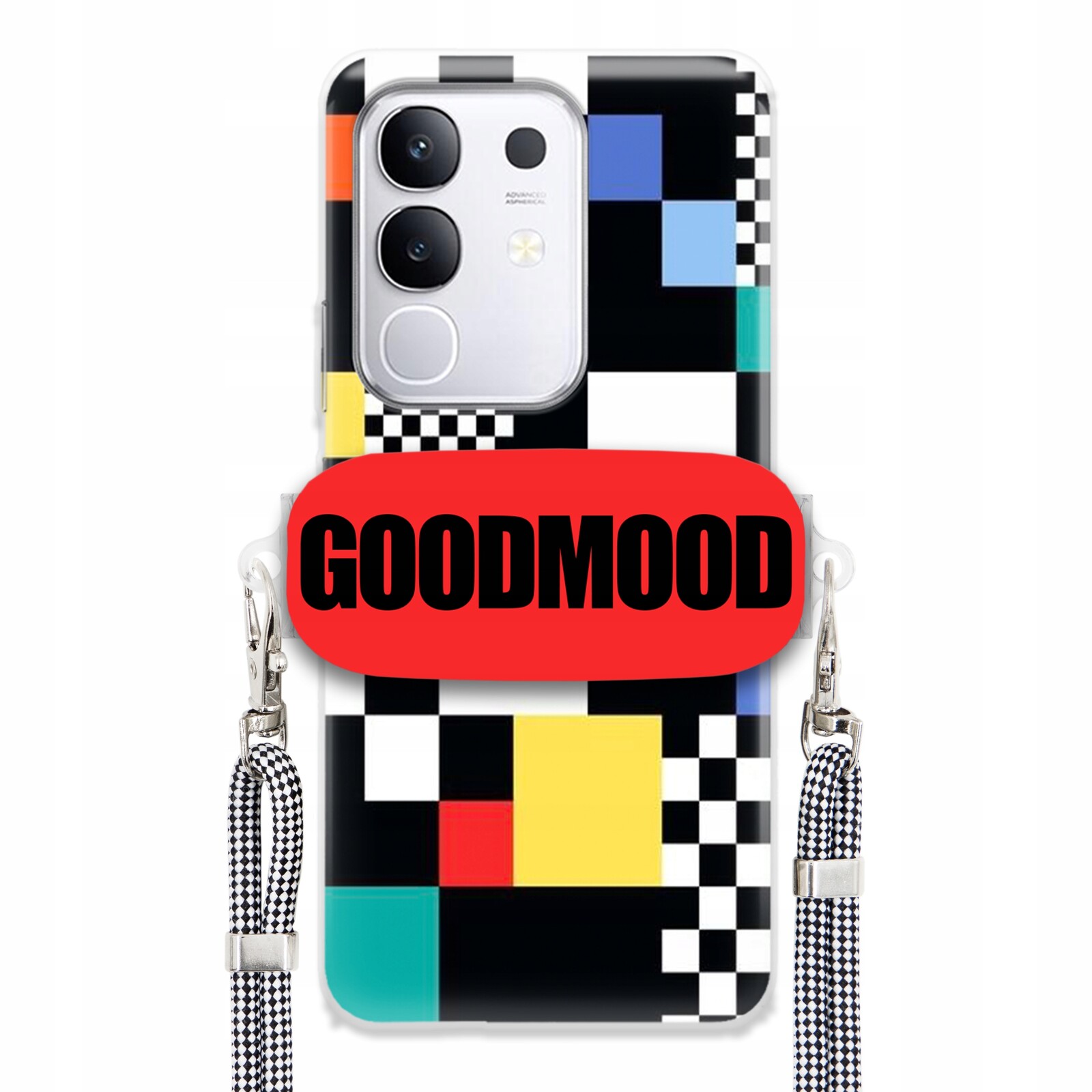 pouzdro na Vivo Y29 4G Case Držák Na Vodítko Zebra Telefonu Pixelart Goodmood Wz