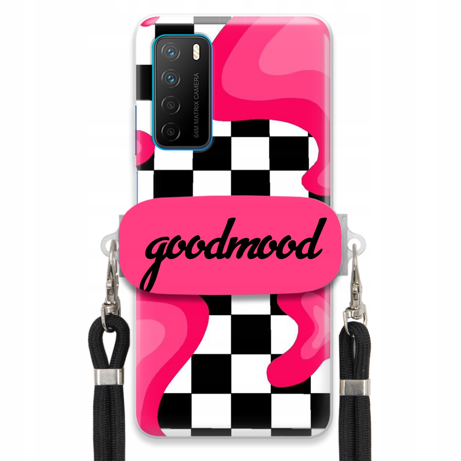 Pouzdro Pro Huawei Honor Play 4 Sada Pouzder Držák Na Vodítko Černá For Teen Splash