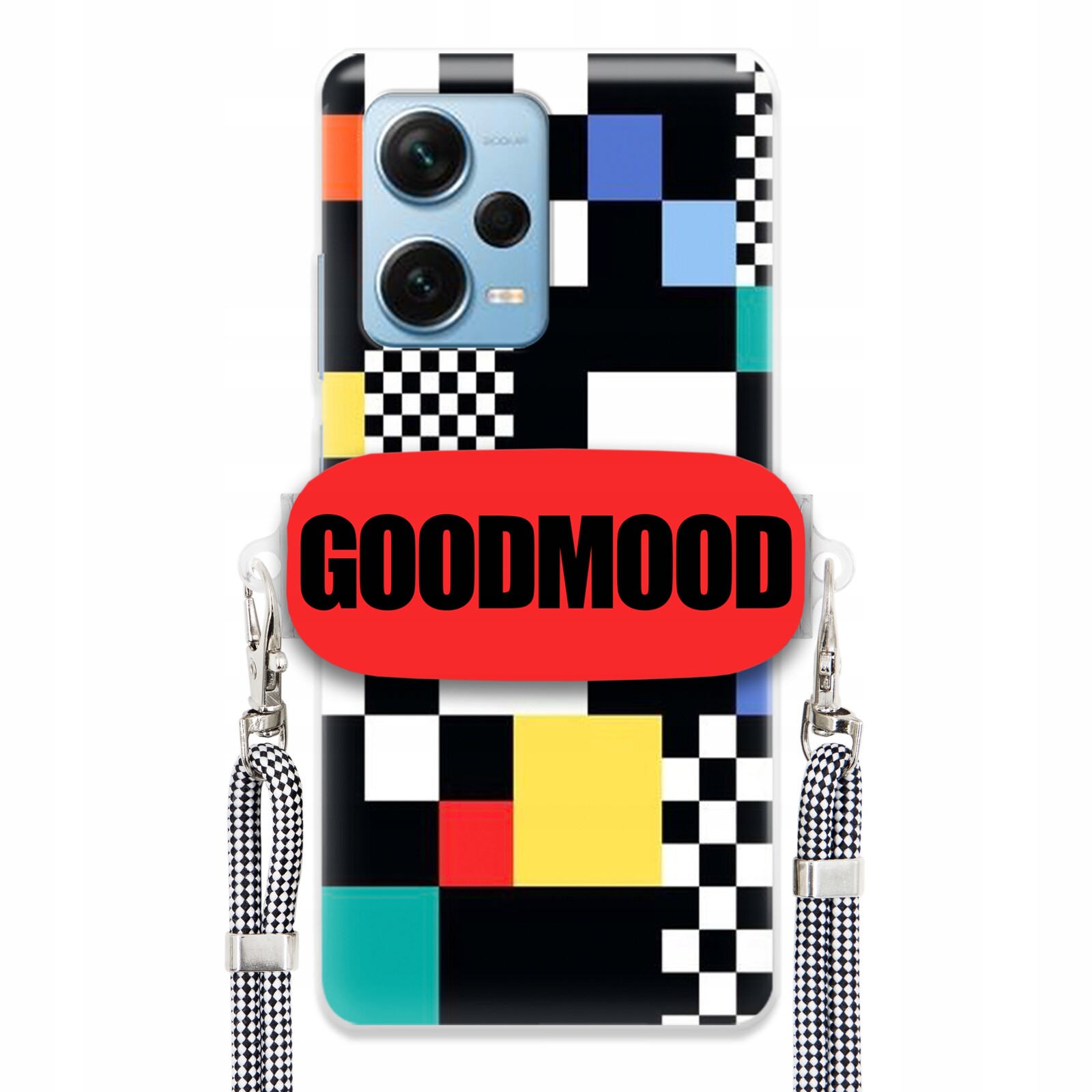 Pouzdro Pro Xiaomi Redmi Note 12 Pro Plus Case Držák Na Vodítko Zebra Pixelart Wz