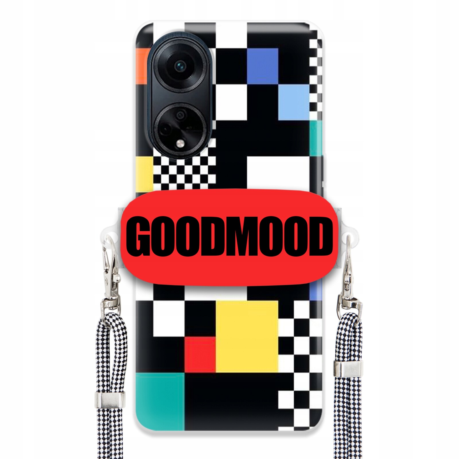Pouzdro Pro Oppo A98 5G Case Držák Na Vodítko Zebra Telefonu Pixelart Goodmood Wz