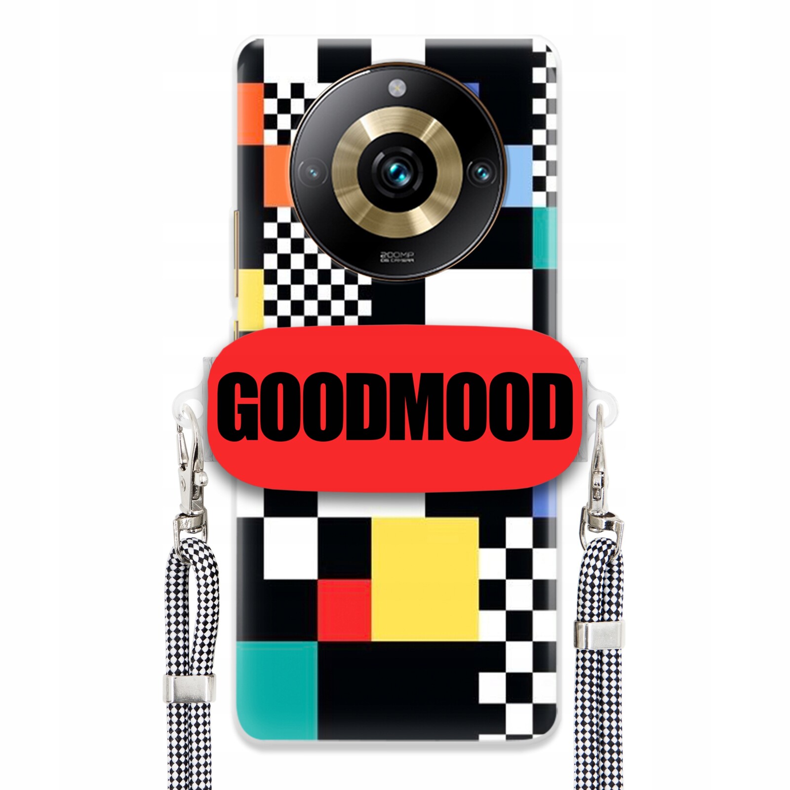 Pouzdro Pro Realme 11 Pro 5G Case Držák Na Vodítko Zebra Telefonu Pixelart MIX Wz