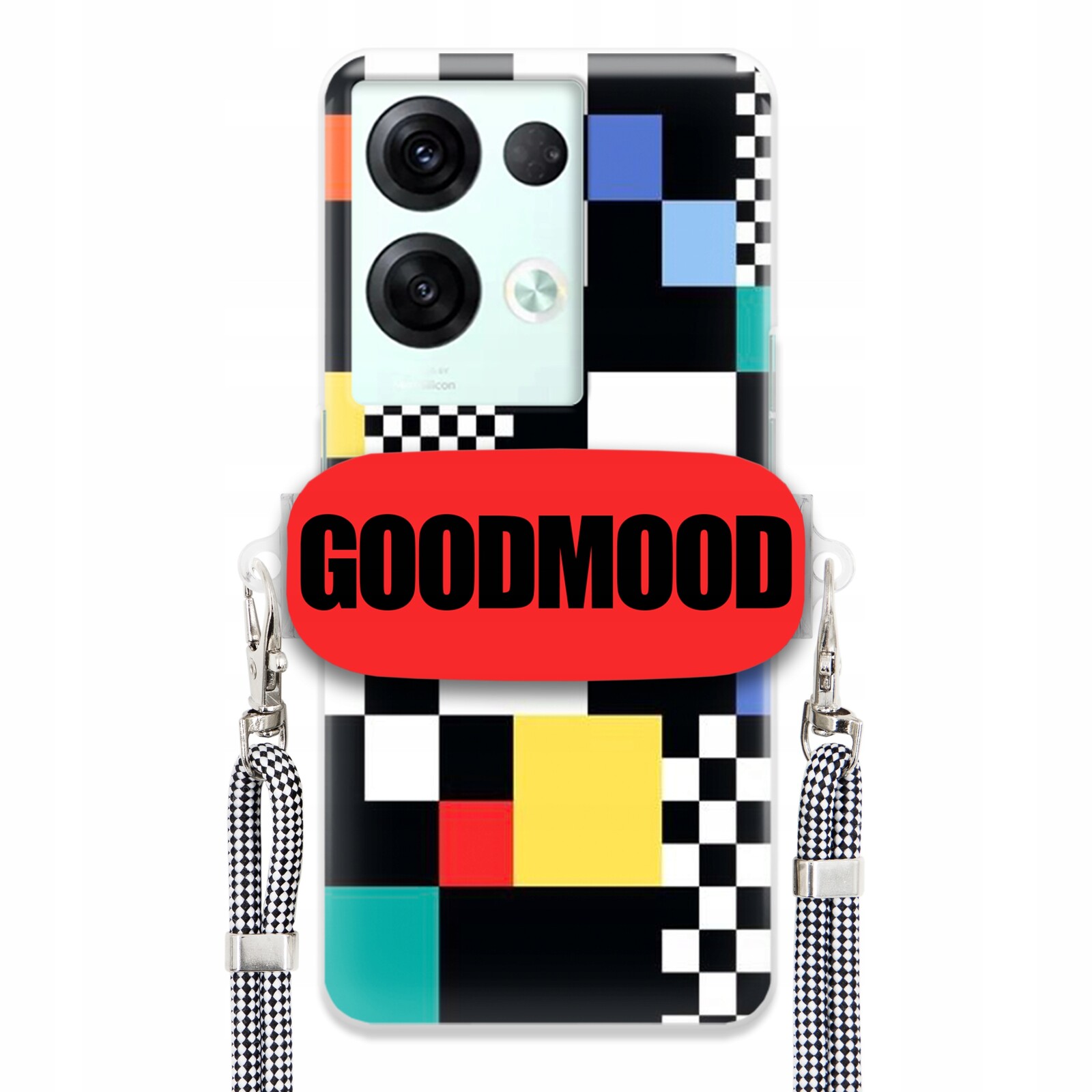 Pouzdro Pro Oppo Reno 8 Case Držák Na Vodítko Zebra Telefonu Pixelart Goodmood Wz