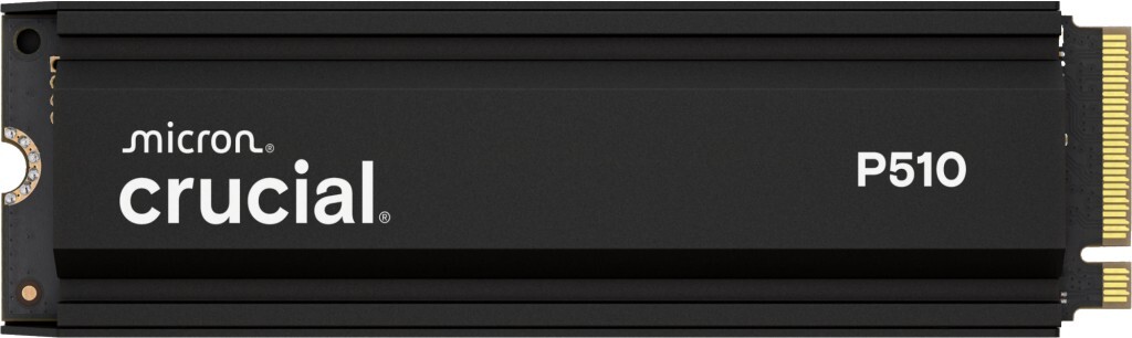 Crucial CT1000P510SSD5 P510 1TB PCIe Gen5 NVMe 2280 M.2 Ssd s chladičem