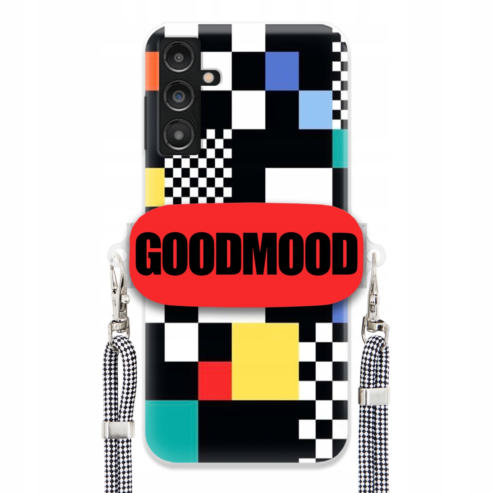 Pouzdro Pro Samsung A14 5G Pouzdro Držák Vodítka Zebra Telefonu Pixelart MIX Vzorů