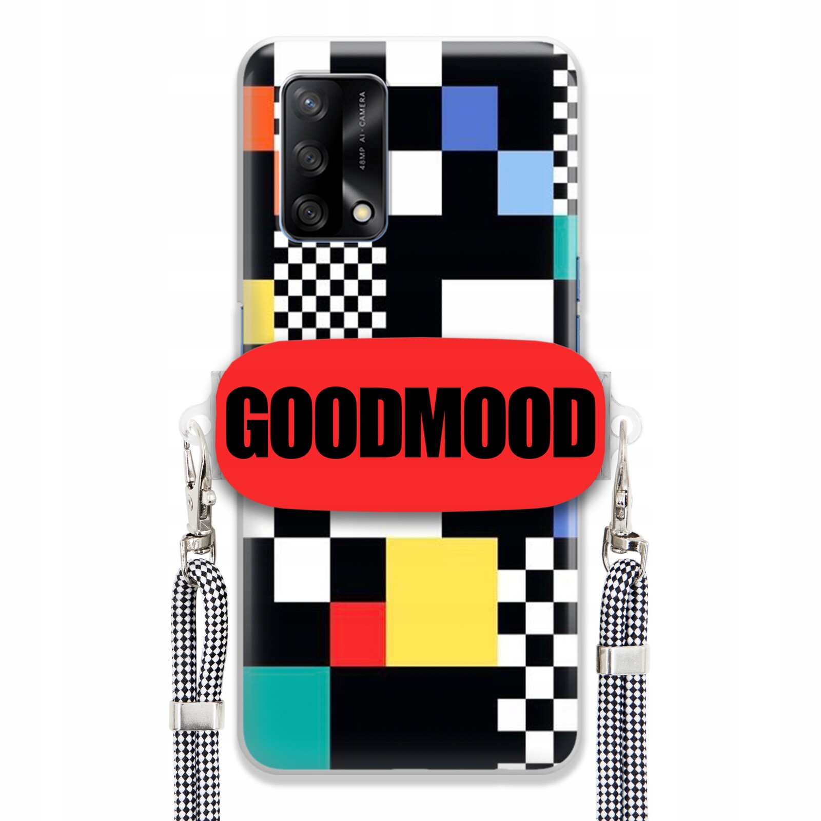Pouzdro Pro Oppo A74 4G Case Držák Na Vodítko Zebra Telefonu Pixelart Goodmood Wz