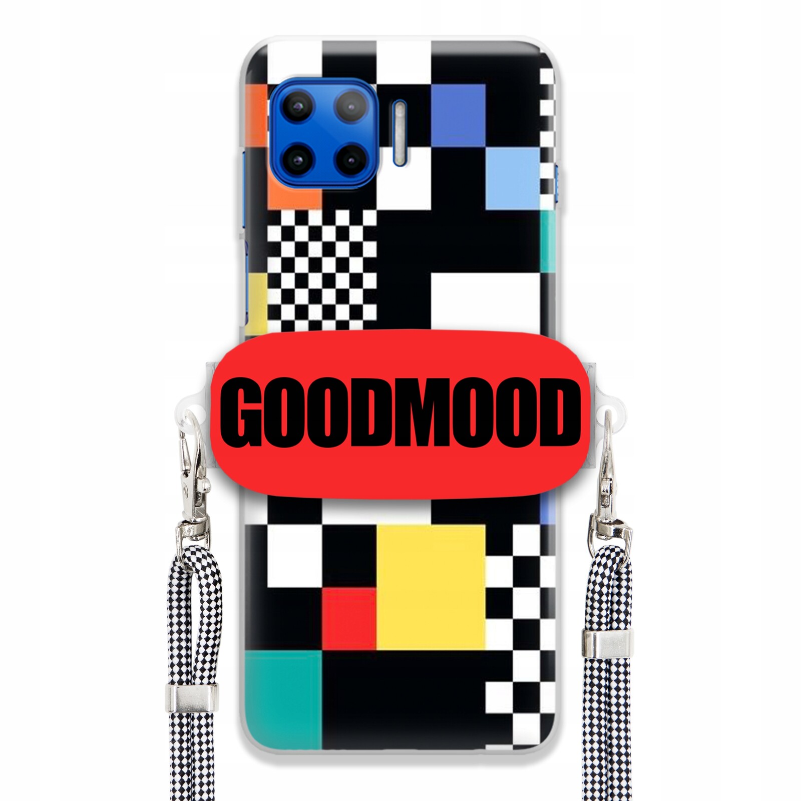 Pouzdro Pro Motorola G 5G Plus Case Držák Na Vodítko Zebra Telefonu Pixelart MIX Wz