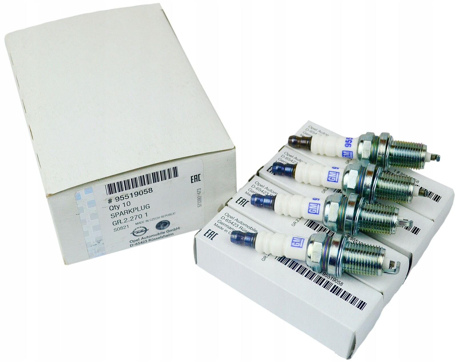 4x Zapalovací svíčka General Motors 95519058