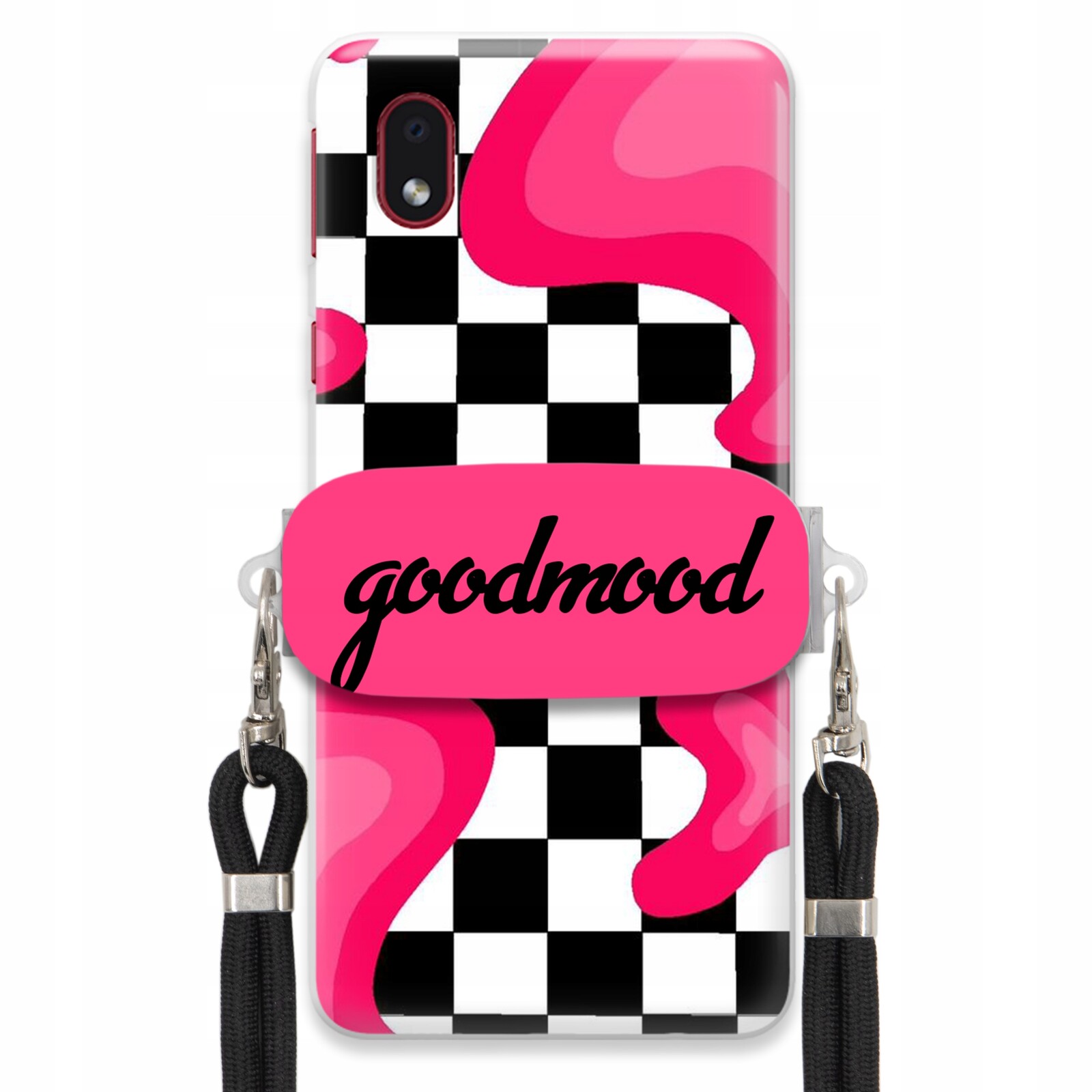 Pouzdro Pro Samsung A01 Core Sada Case Držák Na Vodítko Černá For Teen Splash