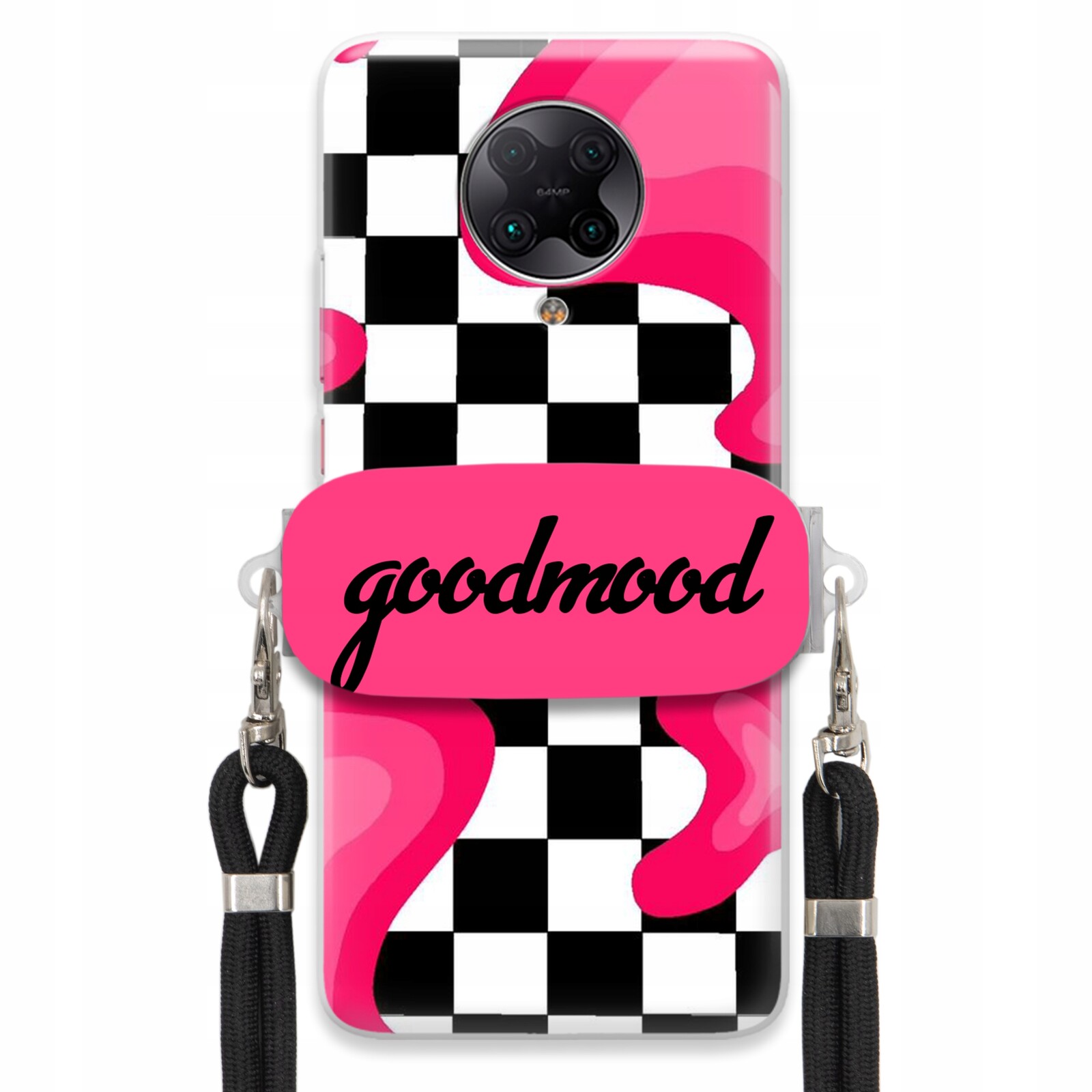 Pouzdro Pro Xiaomi Poco F2 Pro Sada Case Držák Na Vodítko Černá For Teen Splash