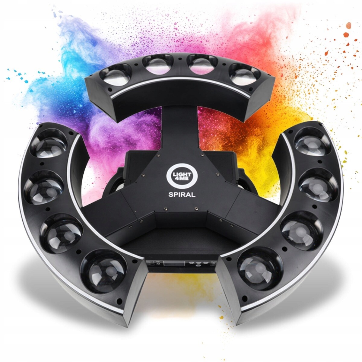 Pohyblivý světelný efekt rotace 360° Led DMX Rgbw Rgb LIGHT4ME Spiral