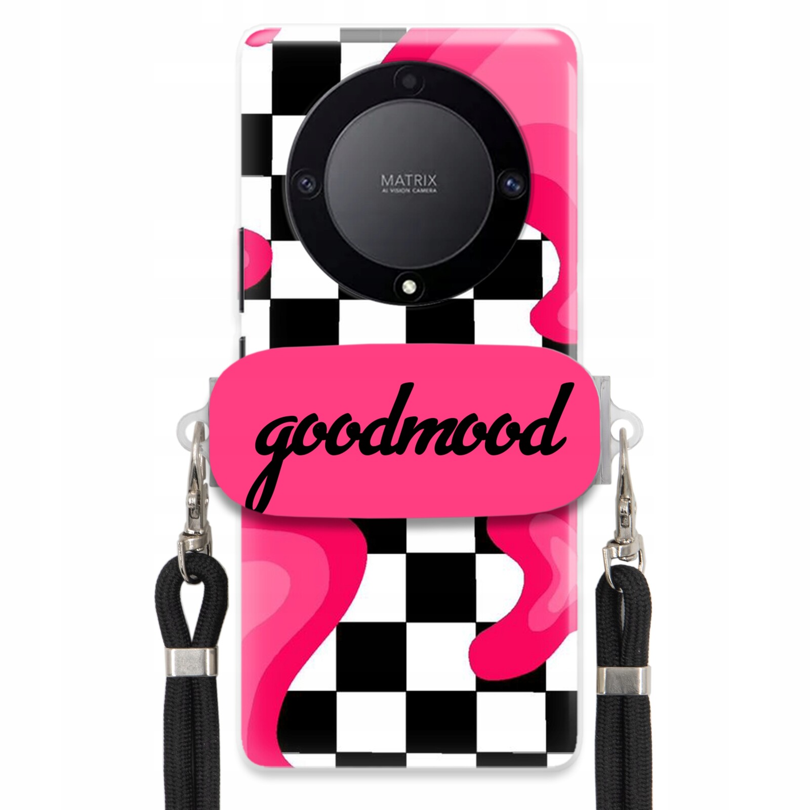 Pouzdro Pro Huawei Honor X40 5G Sada Pouzder Držák Vodítka Černá For Teen Splash