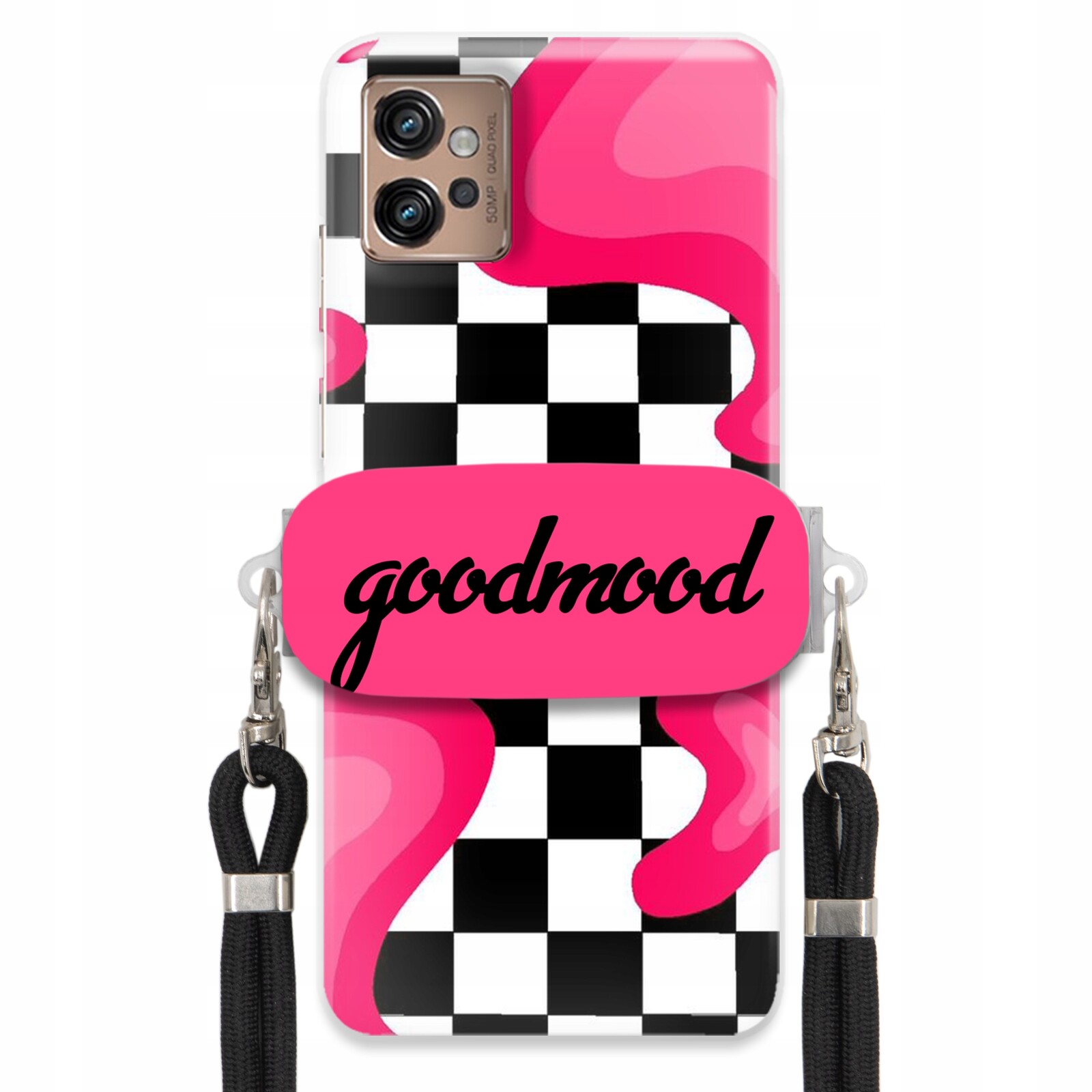 Pouzdro Pro Motorola G32 Sada Case Držák Na Vodítko Černá Pro Teenagery Splash