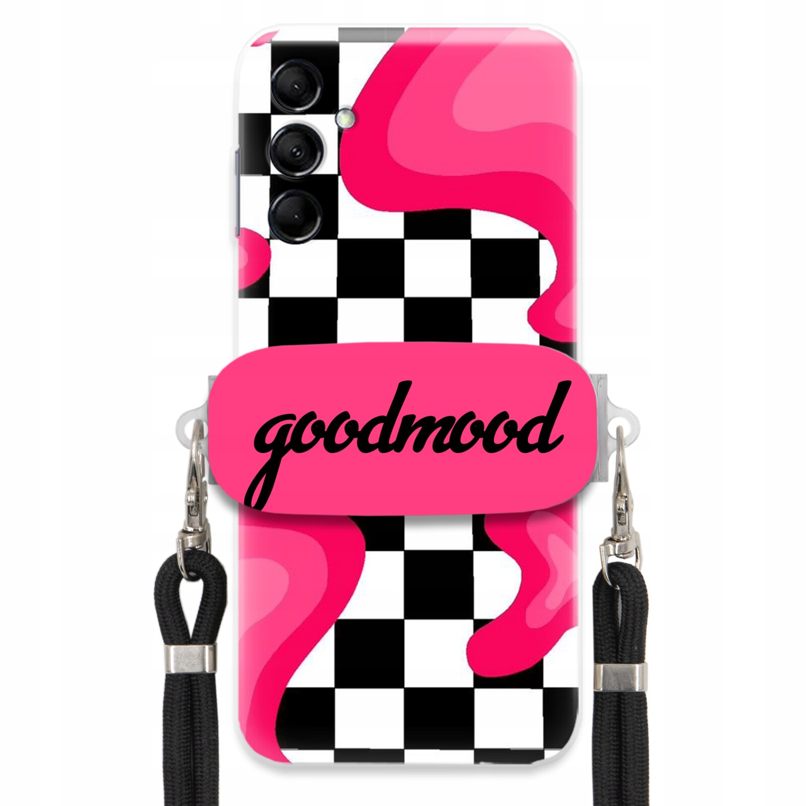 Pouzdro Pro Samsung M14 5G Sada Case Držák Na Vodítko Černá For Teen Splash