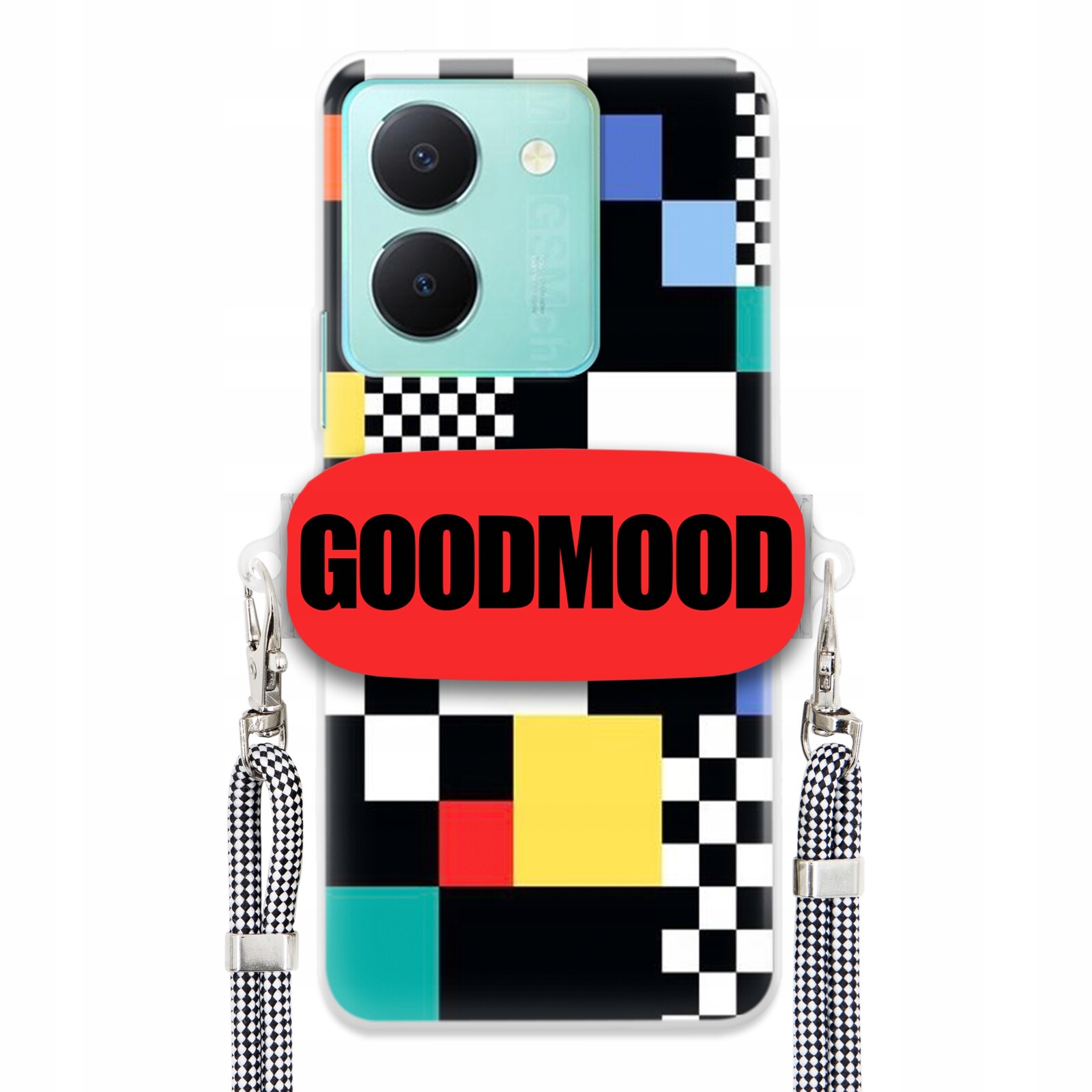 pouzdro na Vivo Y36 Case Držák Na Vodítko Zebra Telefonu Pixelart Goodmood MIX Wz