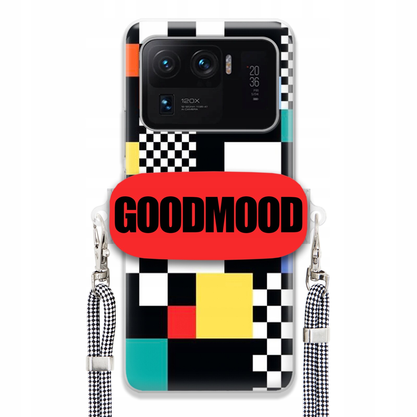Pouzdro Pro Xiaomi Mi 11 Ultra Case Držák Na Vodítko Zebra Telefonu Pixelart MIX Wz