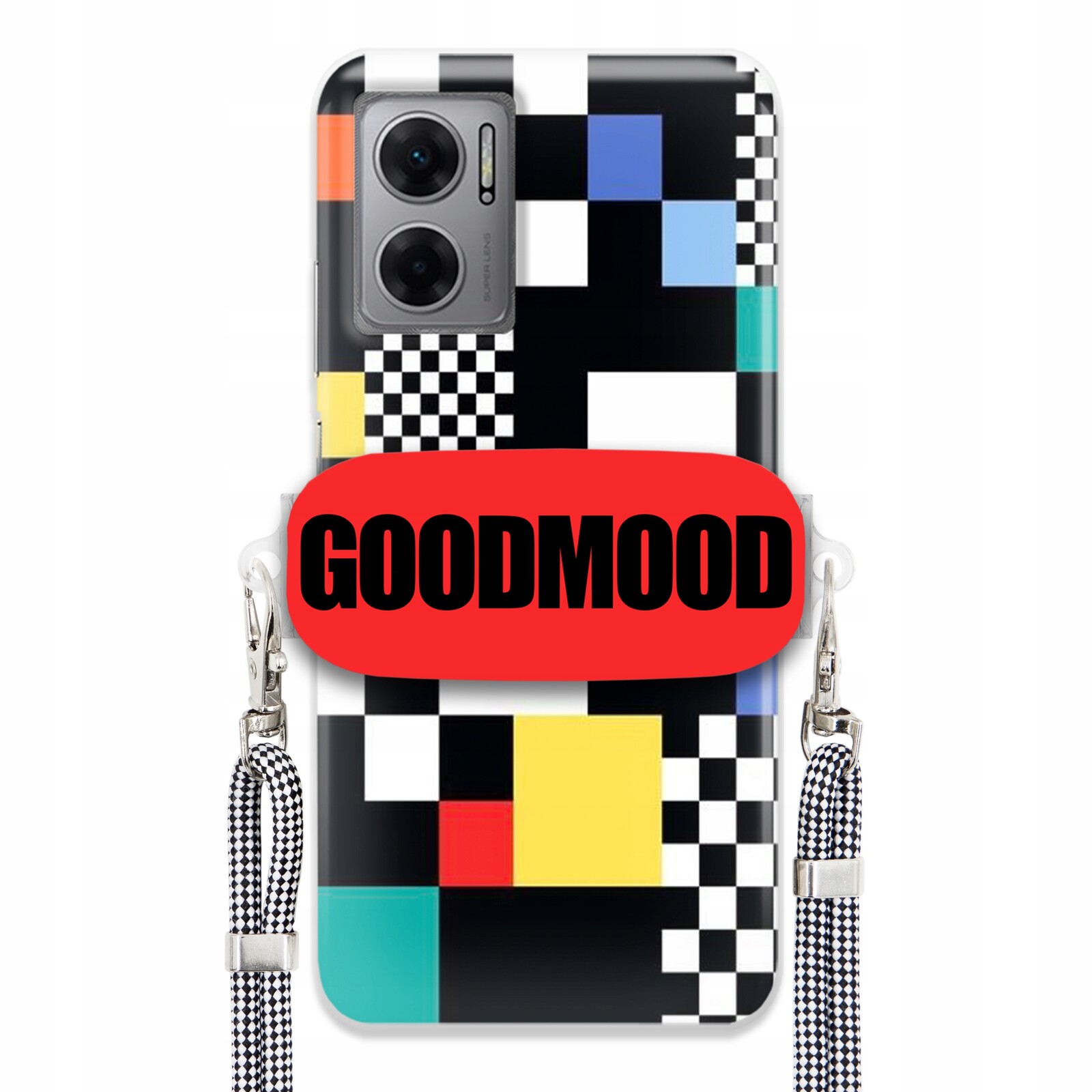 Pouzdro Pro Xiaomi Redmi 10 5G Case Držák Na Vodítko Zebra Telefonu Pixelart MIX Wz