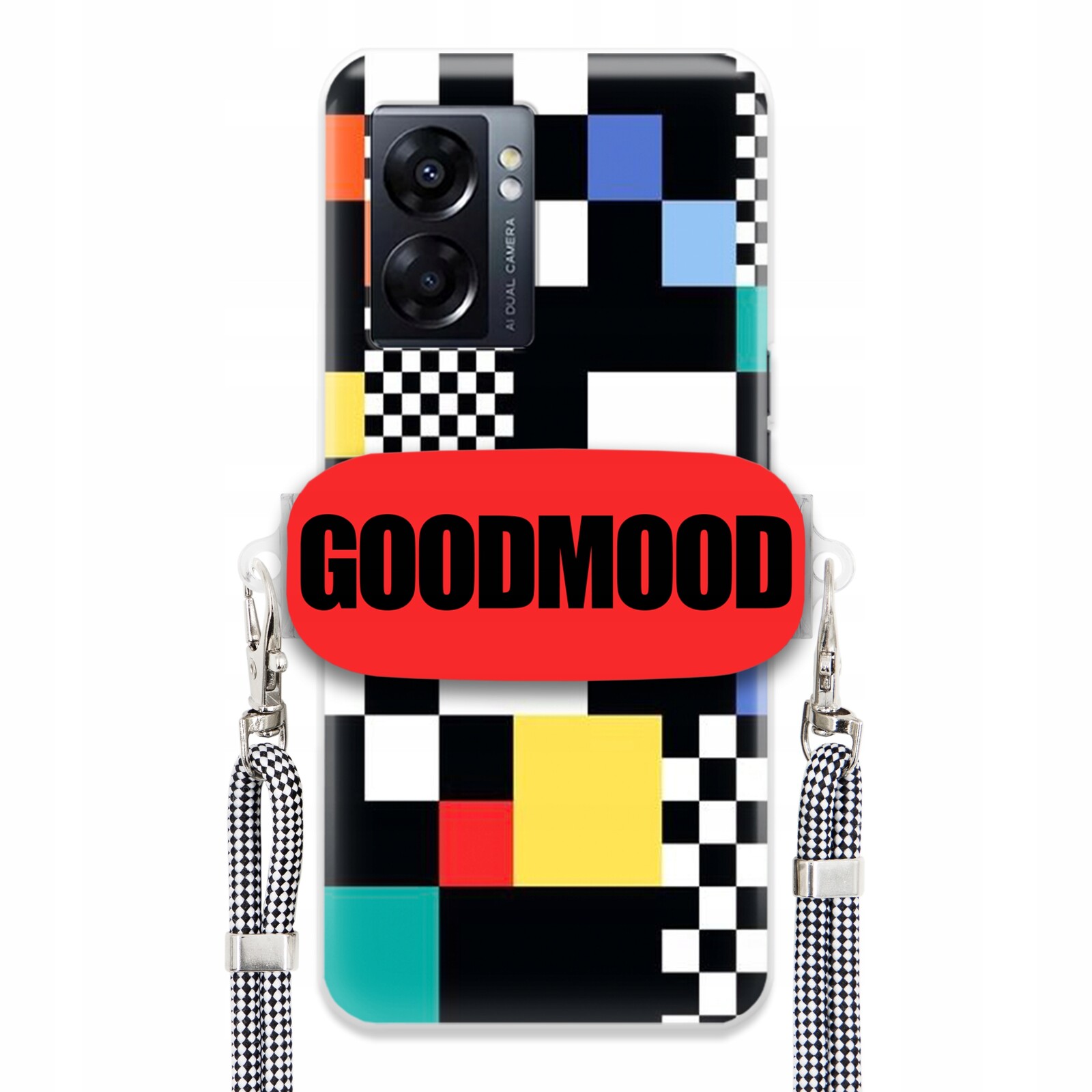 Pouzdro Pro Oppo A57 5G Case Držák Na Vodítko Zebra Telefonu Pixelart Goodmood Wz