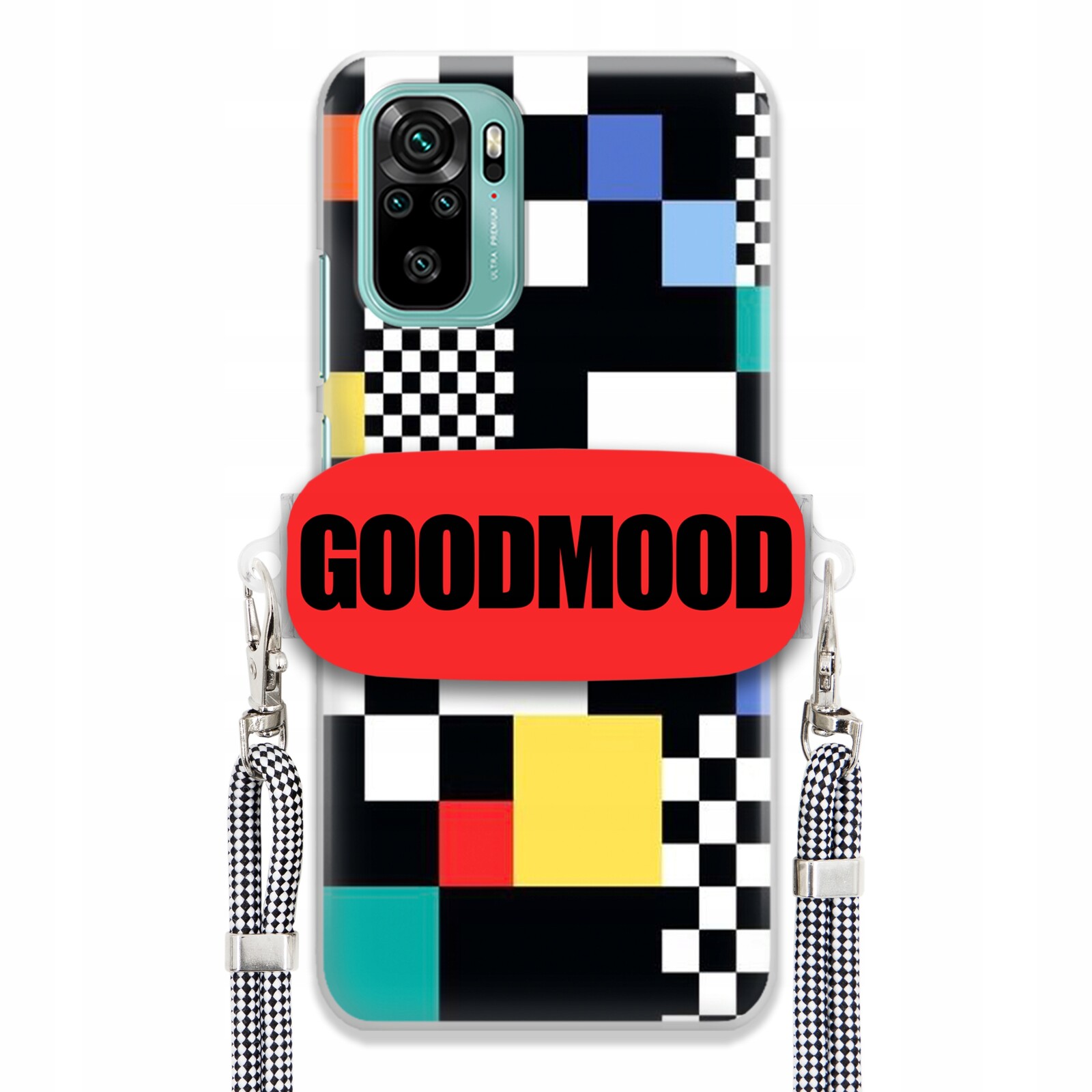 Pouzdro Pro Xiaomi Redmi Note 10 Case Držák Na Vodítko Zebra Telefonu Pixelart Wz