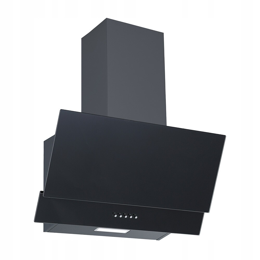 Kuchyňská komínová nástěnná digestoř pro vestavbu černá MPM-60-OVS-27