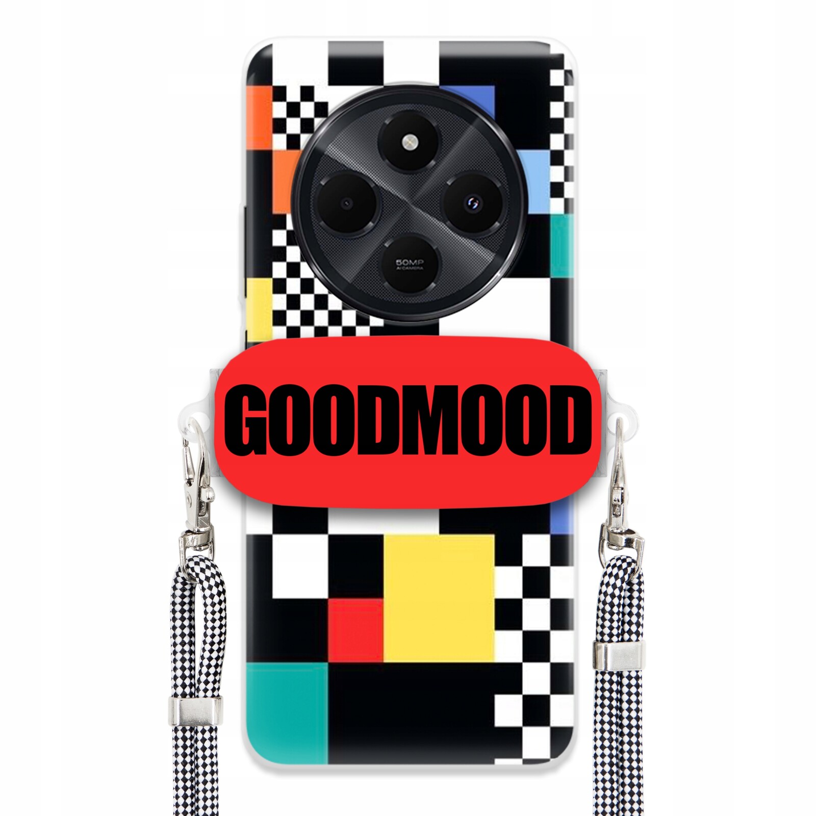 Pouzdro Pro Xiaomi Redmi 14C 4G Case Držák Vodítka Zebra Telefonu Pixelart Vzory