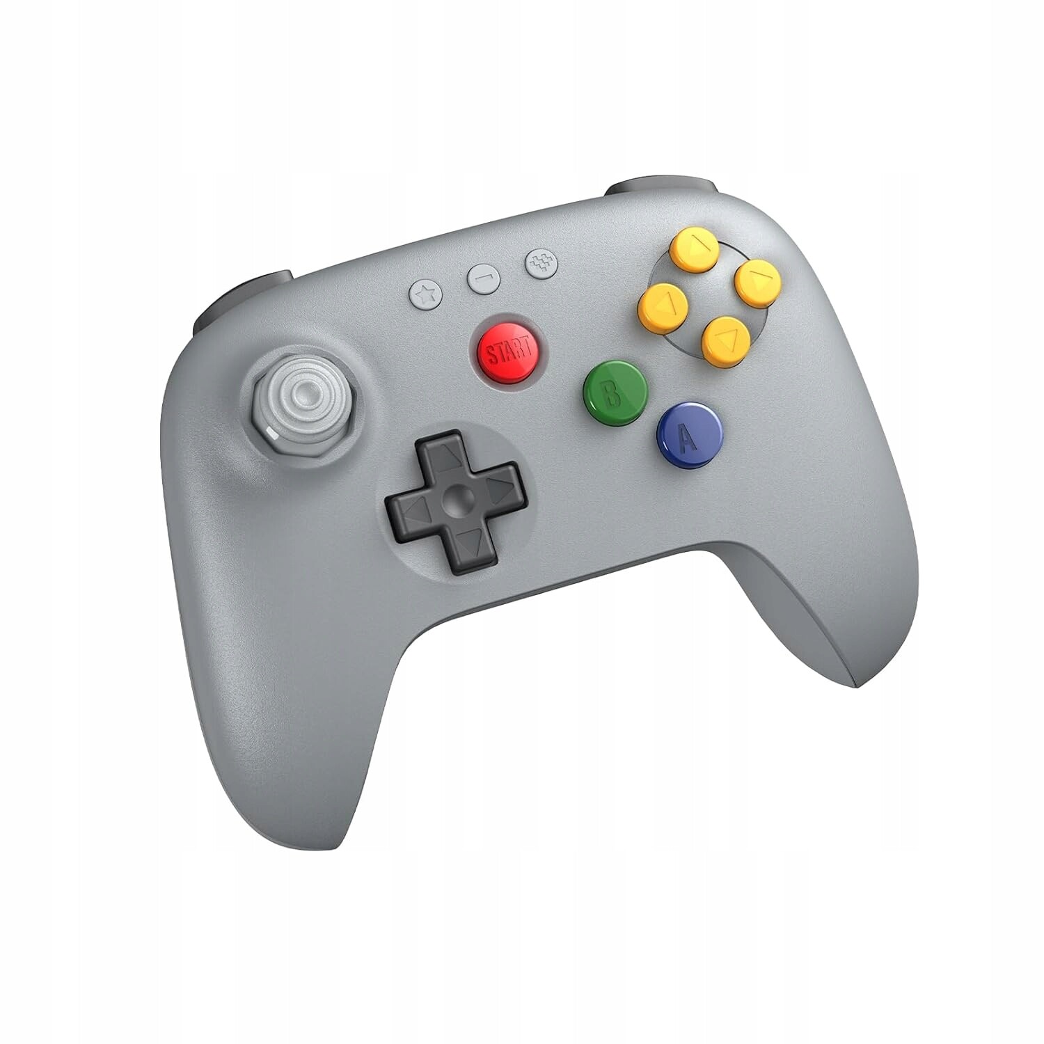 Bezdrátový ovladač 8Bitdo 64 Bluetooth Grey Android Analogue 3D Switch Pc