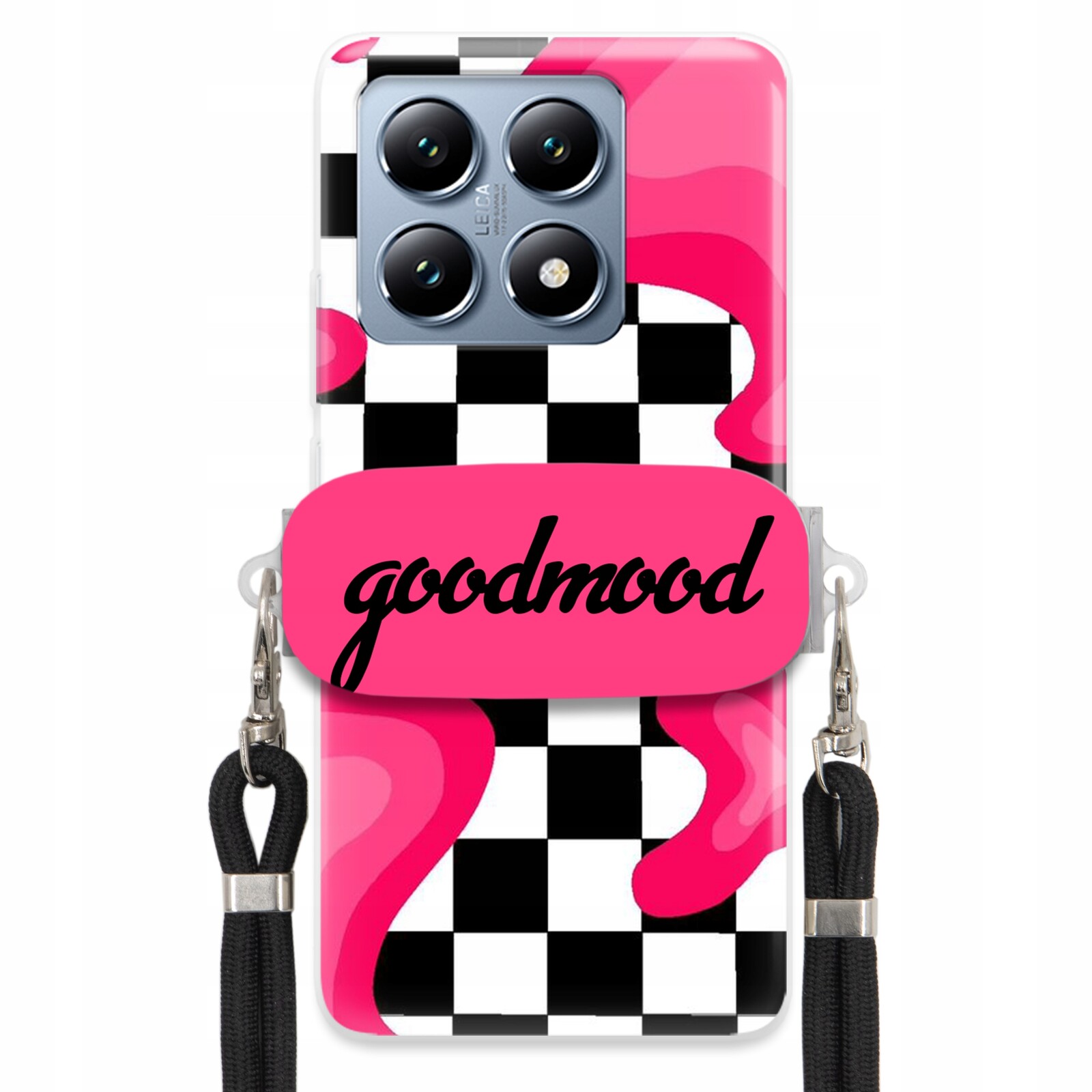 Pouzdro Pro Xiaomi 14T Sada Case Držák Na Vodítko Černá Pro Teenagery Splash