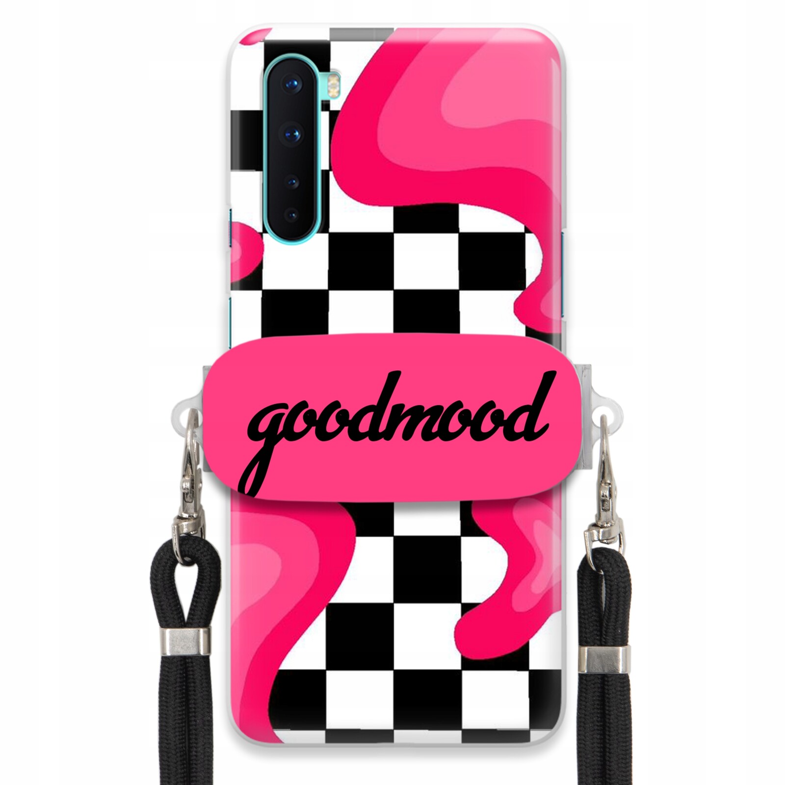 Pouzdro Pro Oneplus Nord Sada Case Držák Na Vodítko Černá Pro Teenagery Splash