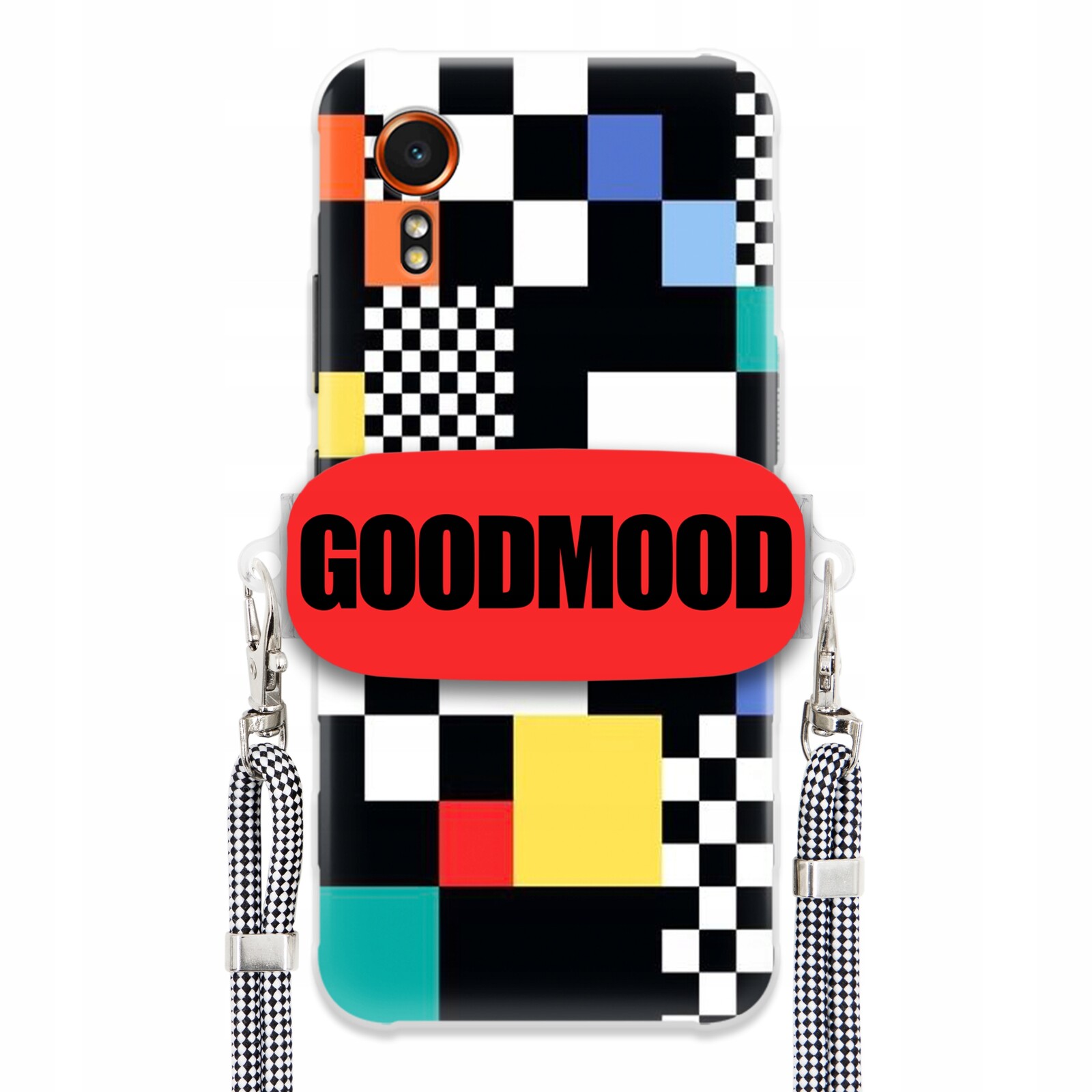 Pouzdro Pro Samsung Xcover 7 Case Držák Na Vodítko Zebra Telefonu Pixelart MIX Wz