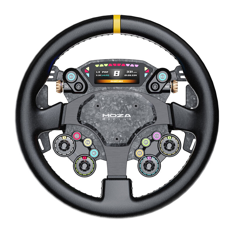 Moza Racing Cs Pro RS093 Volant Racing Rgb Led herní displej Hd LCD