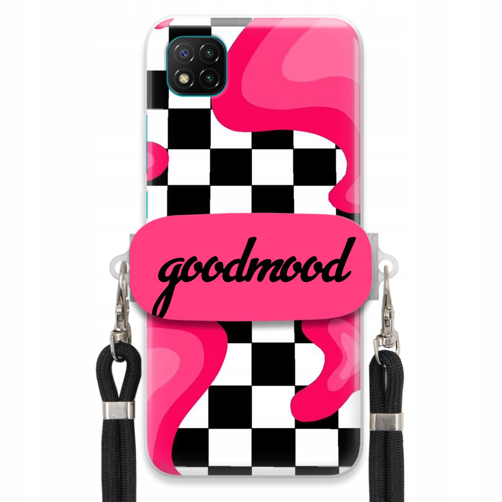 Pouzdro Pro Xiaomi Poco C3 Sada Case Držák Na Vodítko Černá For Teen Splash