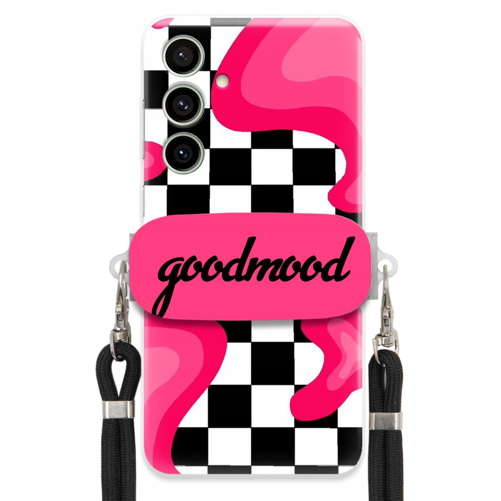 Pouzdro Pro Samsung S24 Fe Sada Pouzder Držák Na Vodítko Černá For Teen Splash