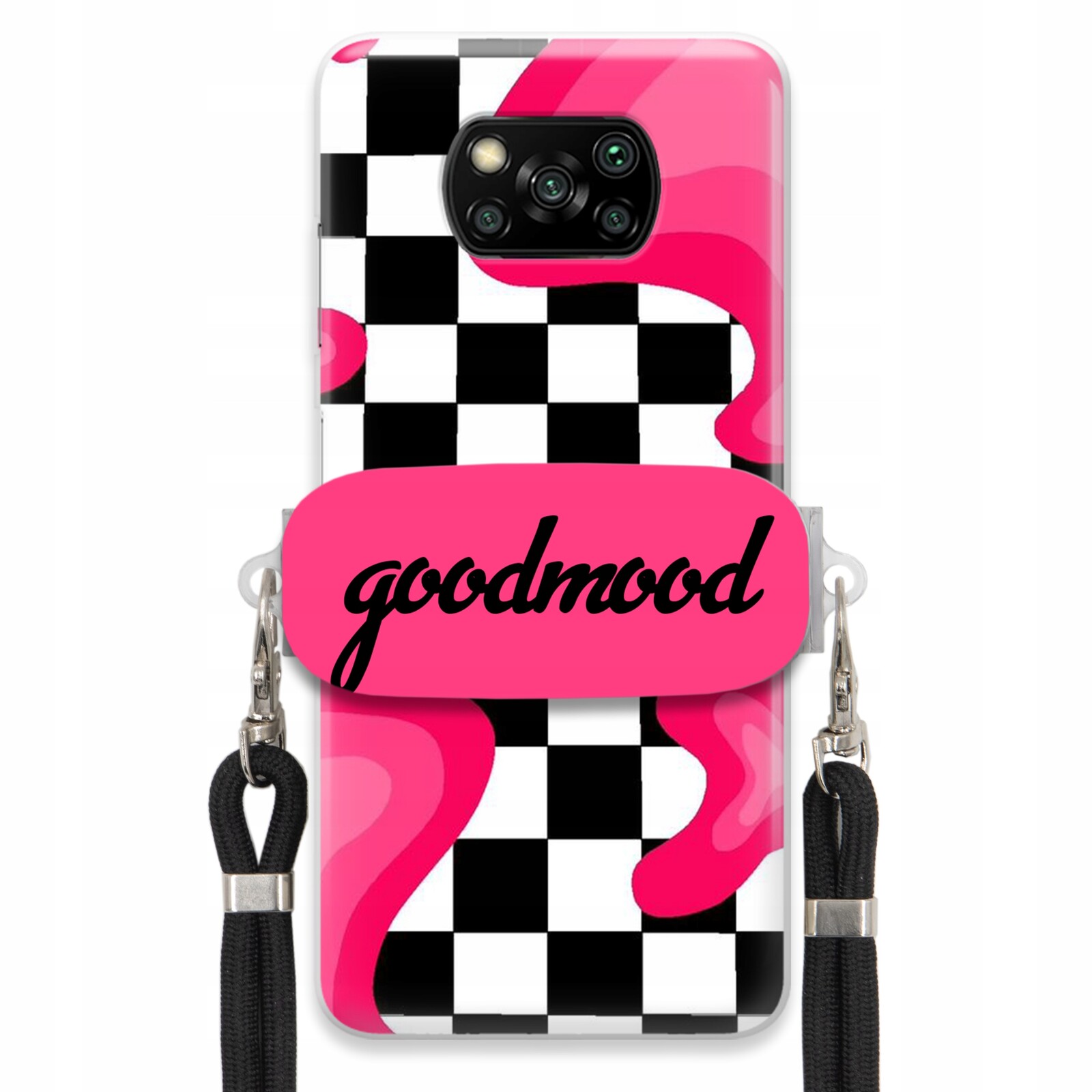 Pouzdro Pro Xiaomi Poco X3 Nfc Sada Pouzdro Držák Na Vodítko Černá For Teen Splash