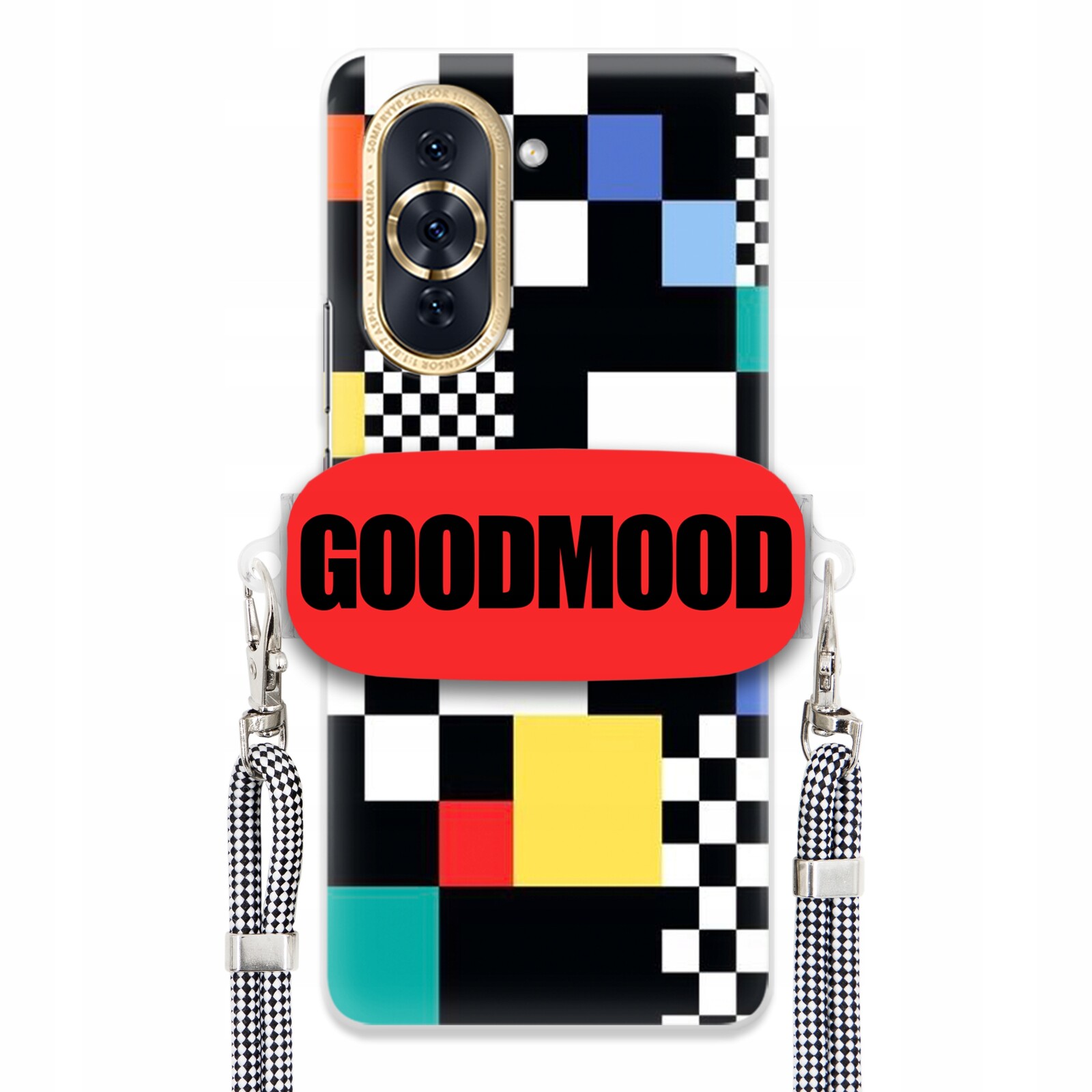 Pouzdro Pro Huawei Nova 10 Pro Case Držák Na Vodítko Zebra Telefonu Pixelart MIX Wz