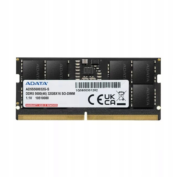 paměť Ram Sodimm DDR5 Adata 32GB 5600MHz CL46 (1x32GB)