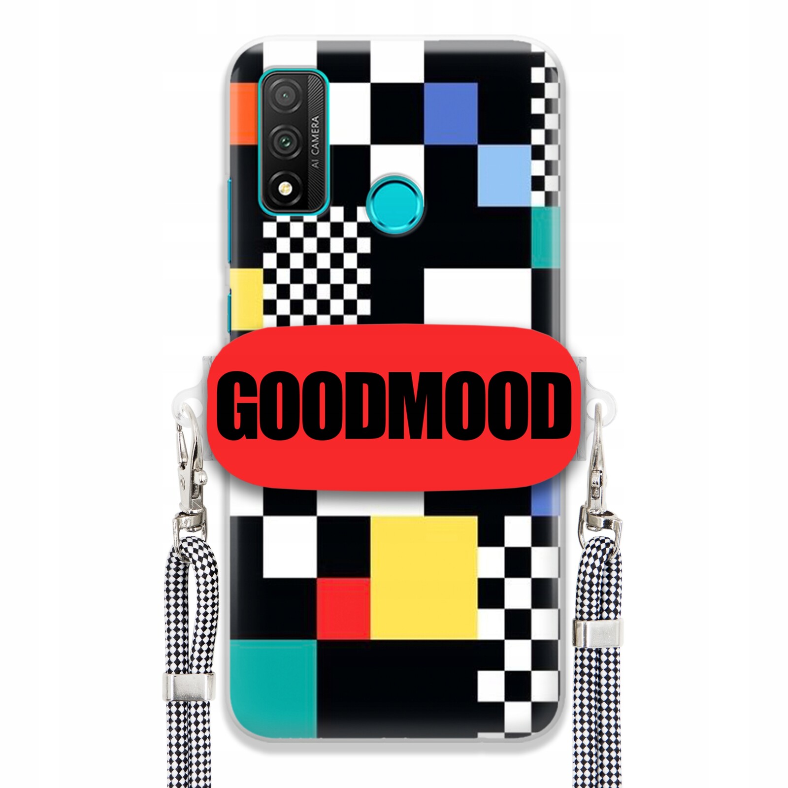 Pouzdro Pro Huawei P Smart 2020 Case Držák Na Vodítko Zebra Telefonu Pixelart Vzory