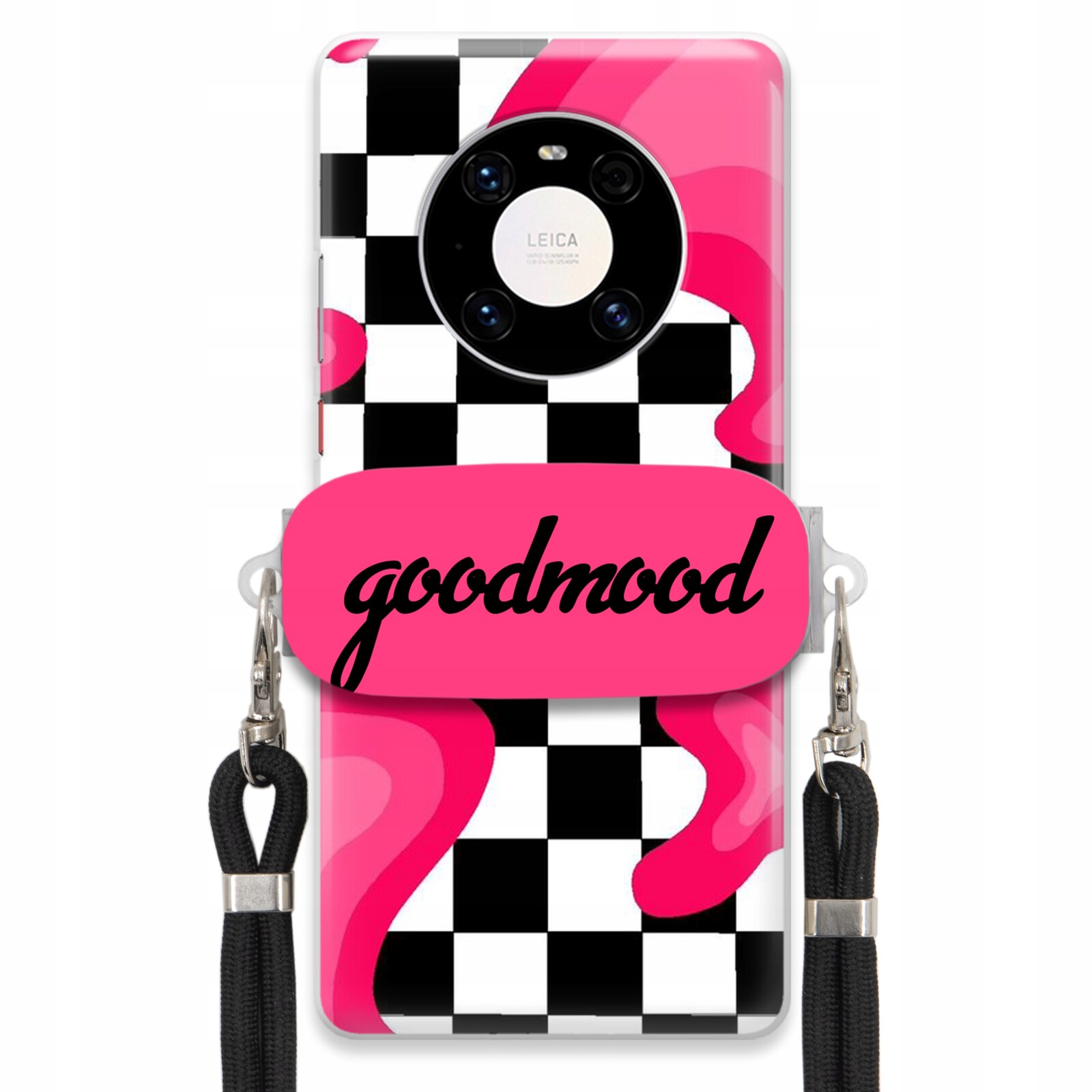 Pouzdro Pro Huawei Mate 40 Sada Pouzder Držák Na Vodítko Černá For Teen Splash