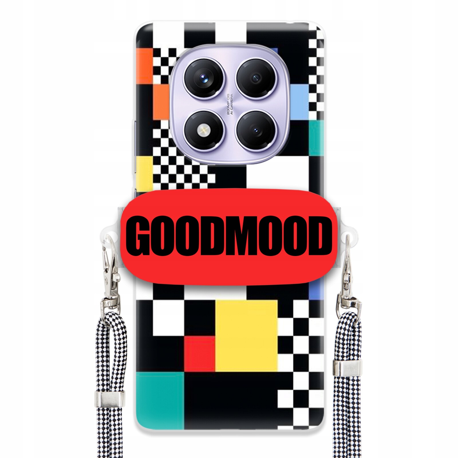 Pouzdro Pro Xiaomi Redmi Note 14 Pro 5G Case Držák Vodítka Zebra Pixelart MIX Wz