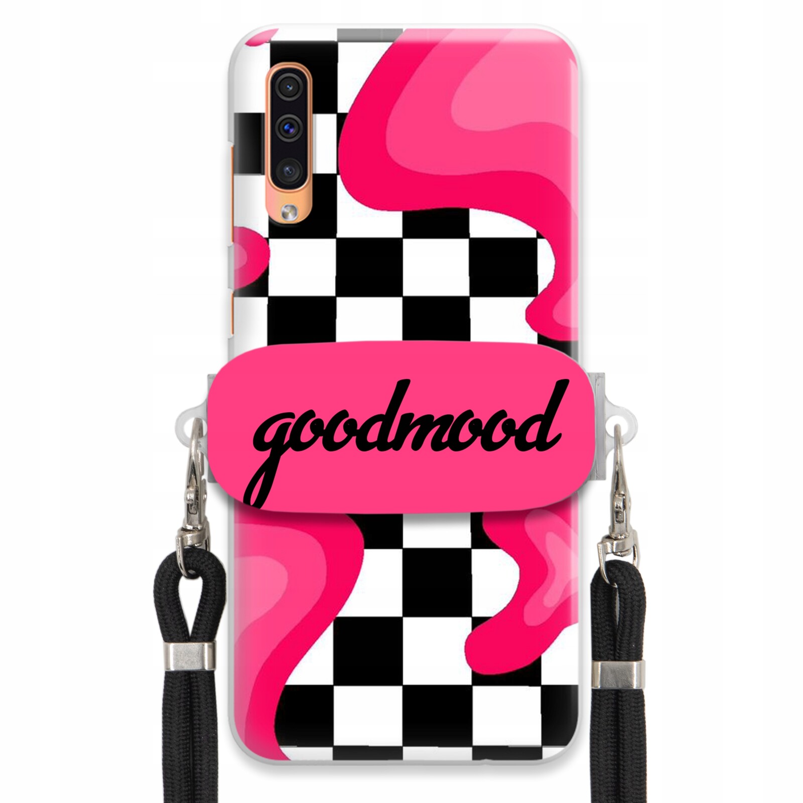 Pouzdro Pro Samsung A50 Sada Case Držák Na Vodítko Černá Pro Teenagery Splash