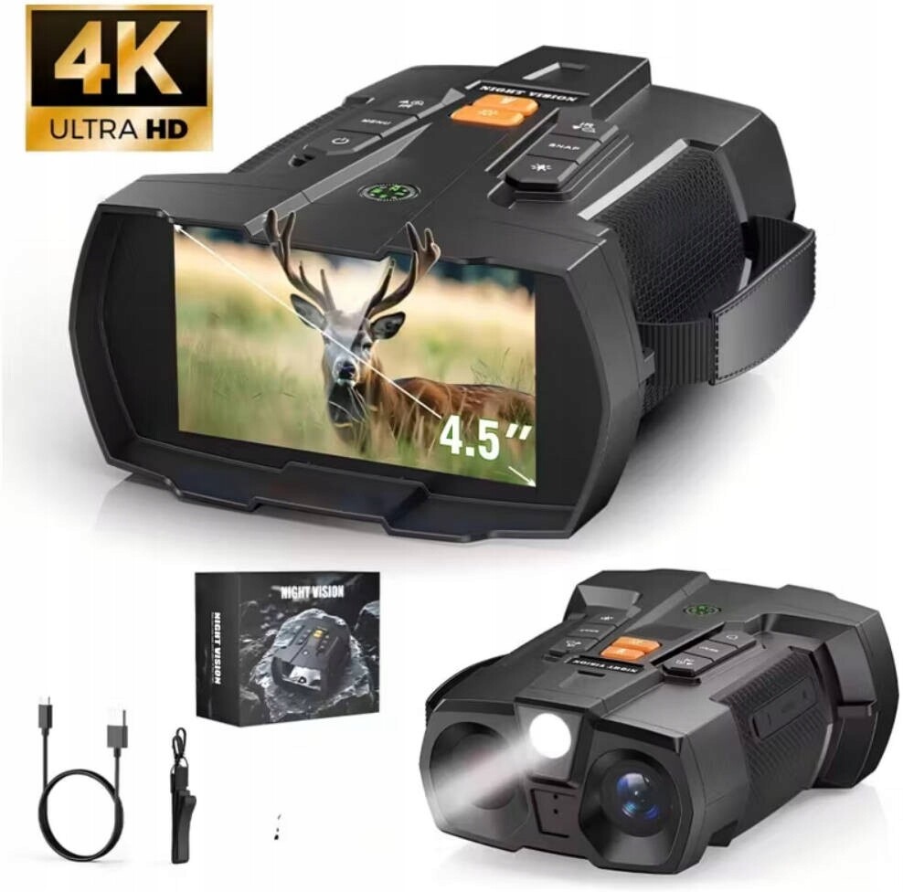 Lovecké Noční Vidění Inskam 4K Ultra Hd Dalekohled Pro Noční Vidění 5000MAH 10X