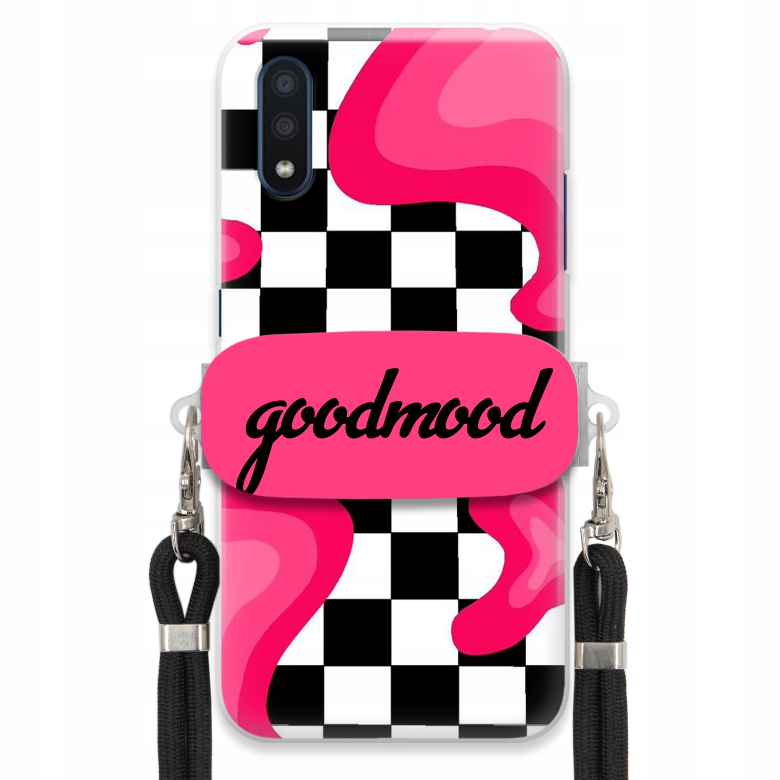 Pouzdro Pro Samsung A01 Set Case Držák Na Vodítko Černý Pro Teenagery Splash