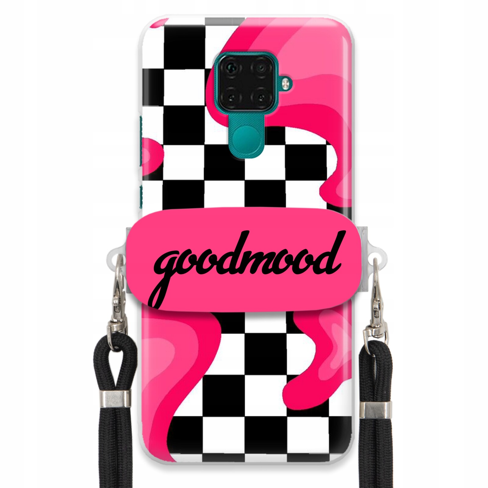 Pouzdro Pro Huawei Mate 30 Lite Sada Pouzder Držák Na Vodítko Černá For Teen Splash