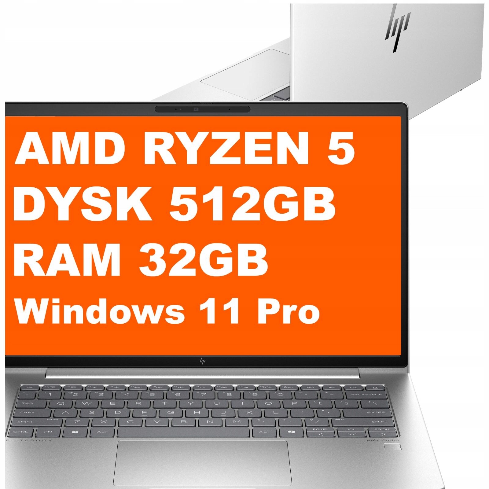 Notebook Hp EliteBook 645 G11 s procesorem Ryzen 5, 32 Gb, 512 Gb DDR4, Radeon Wuxga, Wwan, Windows 11 Pro