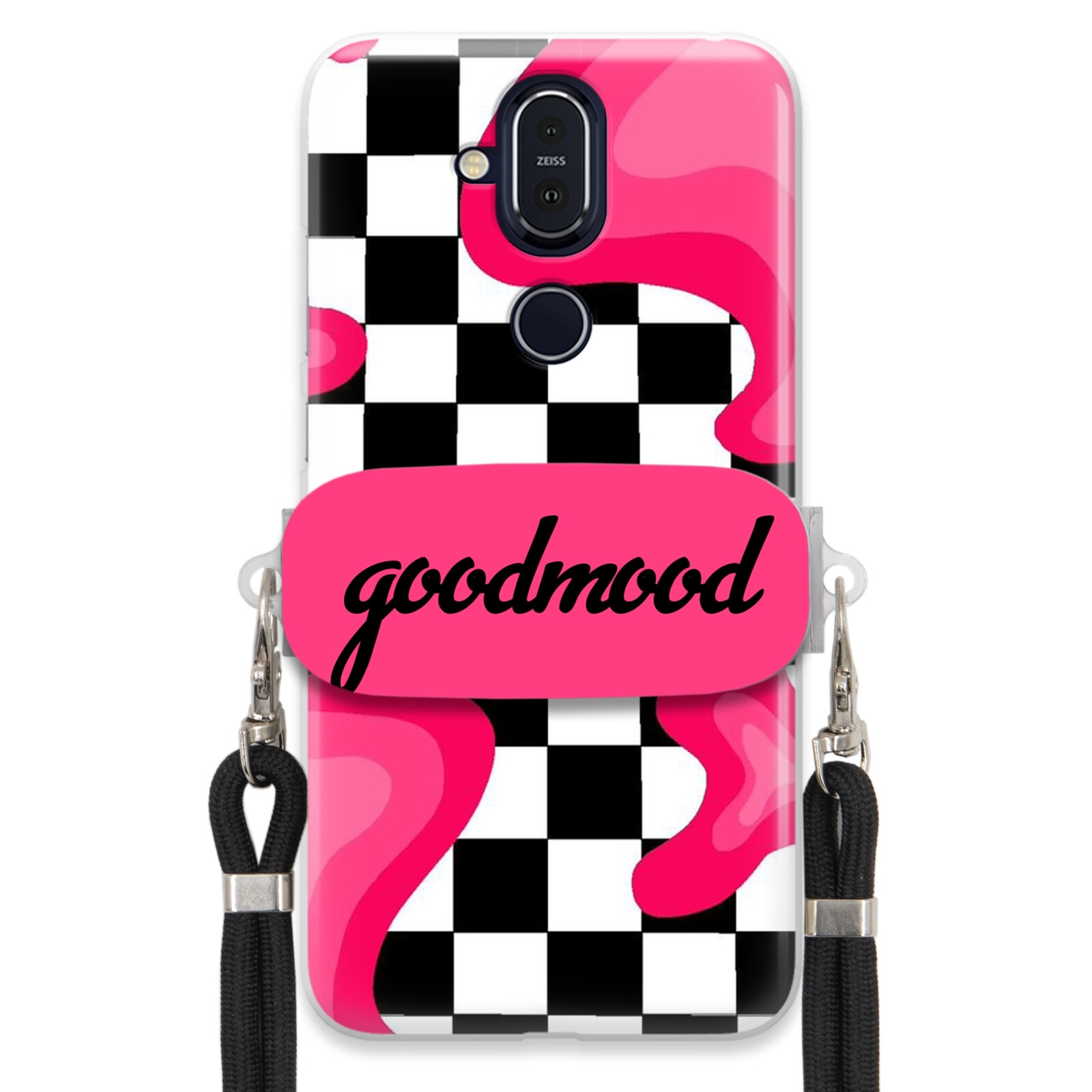 Pouzdro Pro Nokia X7 Set Case Držák Na Vodítko Černý Pro Teenagery Splash