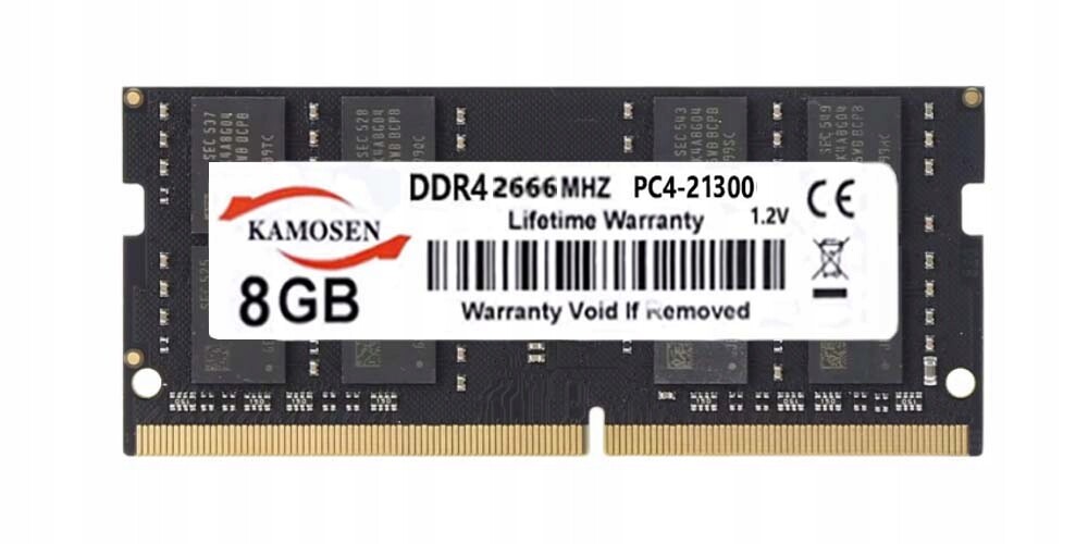 Paměť Ram Goodram Memory DDR4 1x8GB 2666 MHz PC4-21300S Sodimm Intel & Amd
