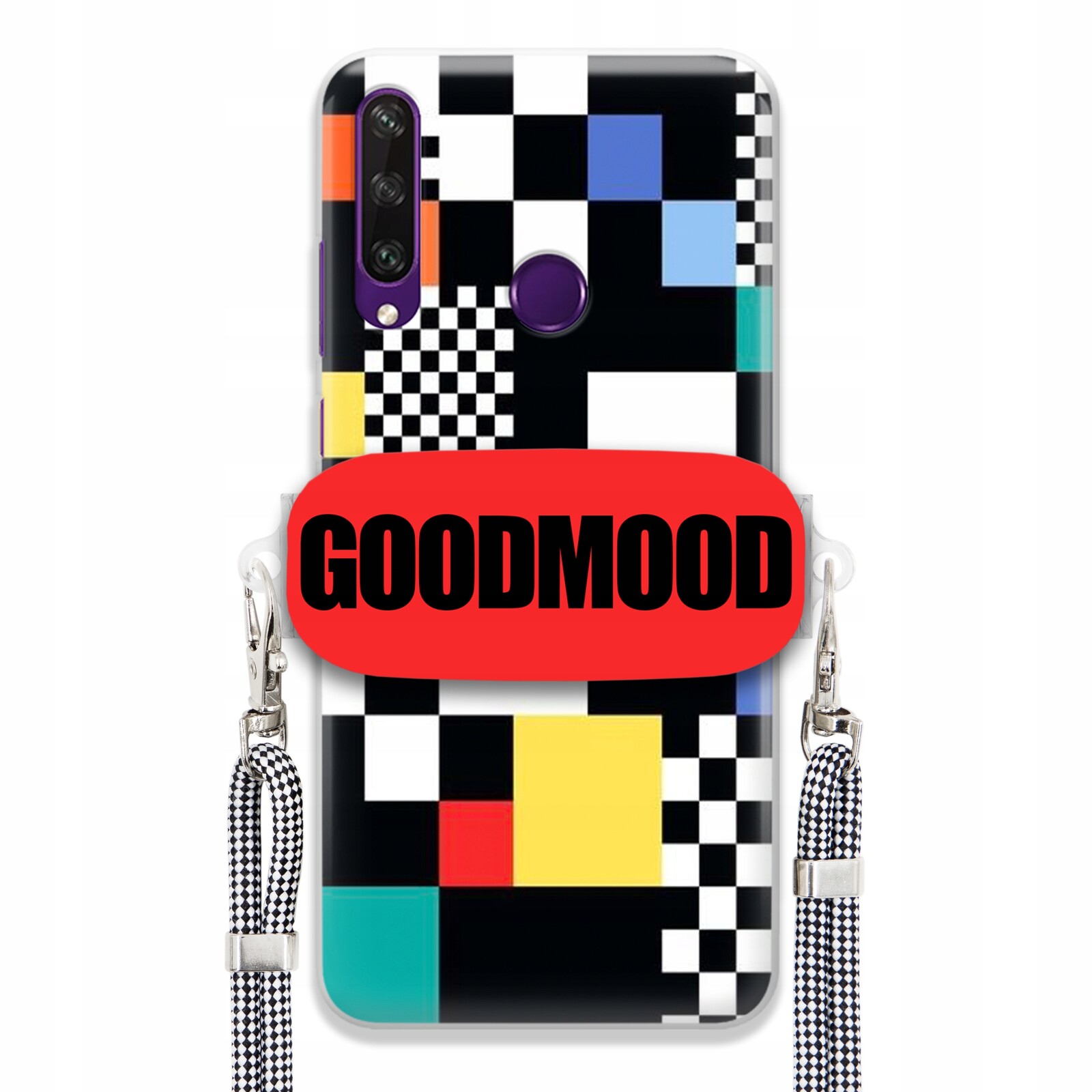 Pouzdro Pro Huawei Y6P Case Držák Na Vodítko Zebra Telefonu Pixelart Goodmood Vzory