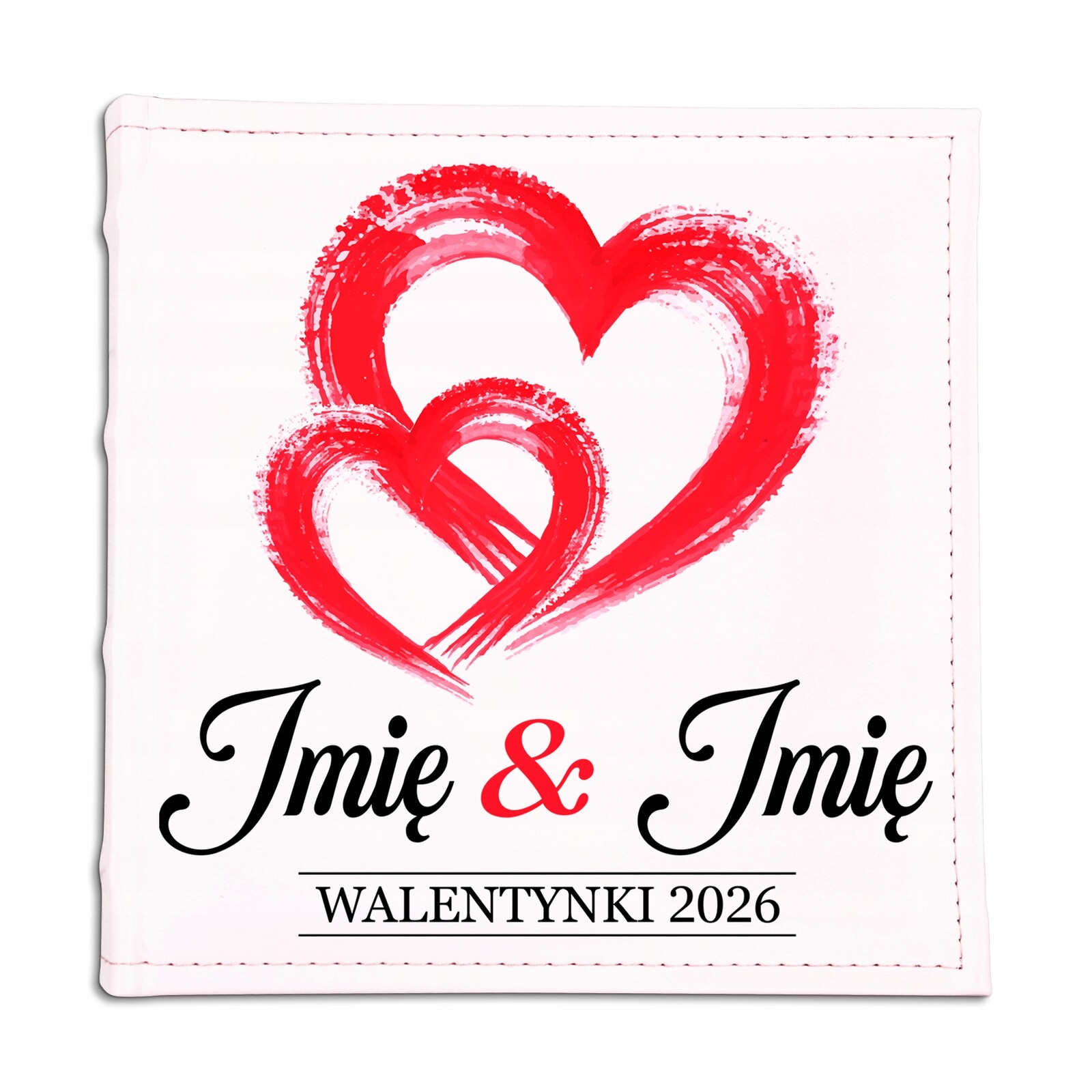 Kožený album Dárek pro pár Láska Jméno a jméno pro pár 2026 Perso